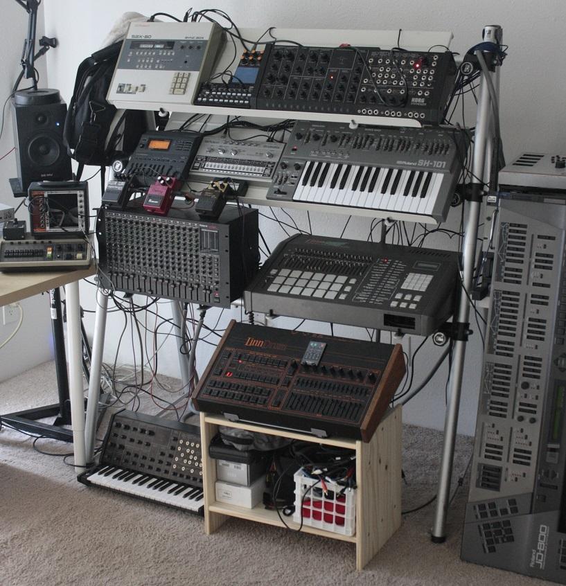 My current setup (heavy Linn/Early 80's analog focus) r/synthesizers