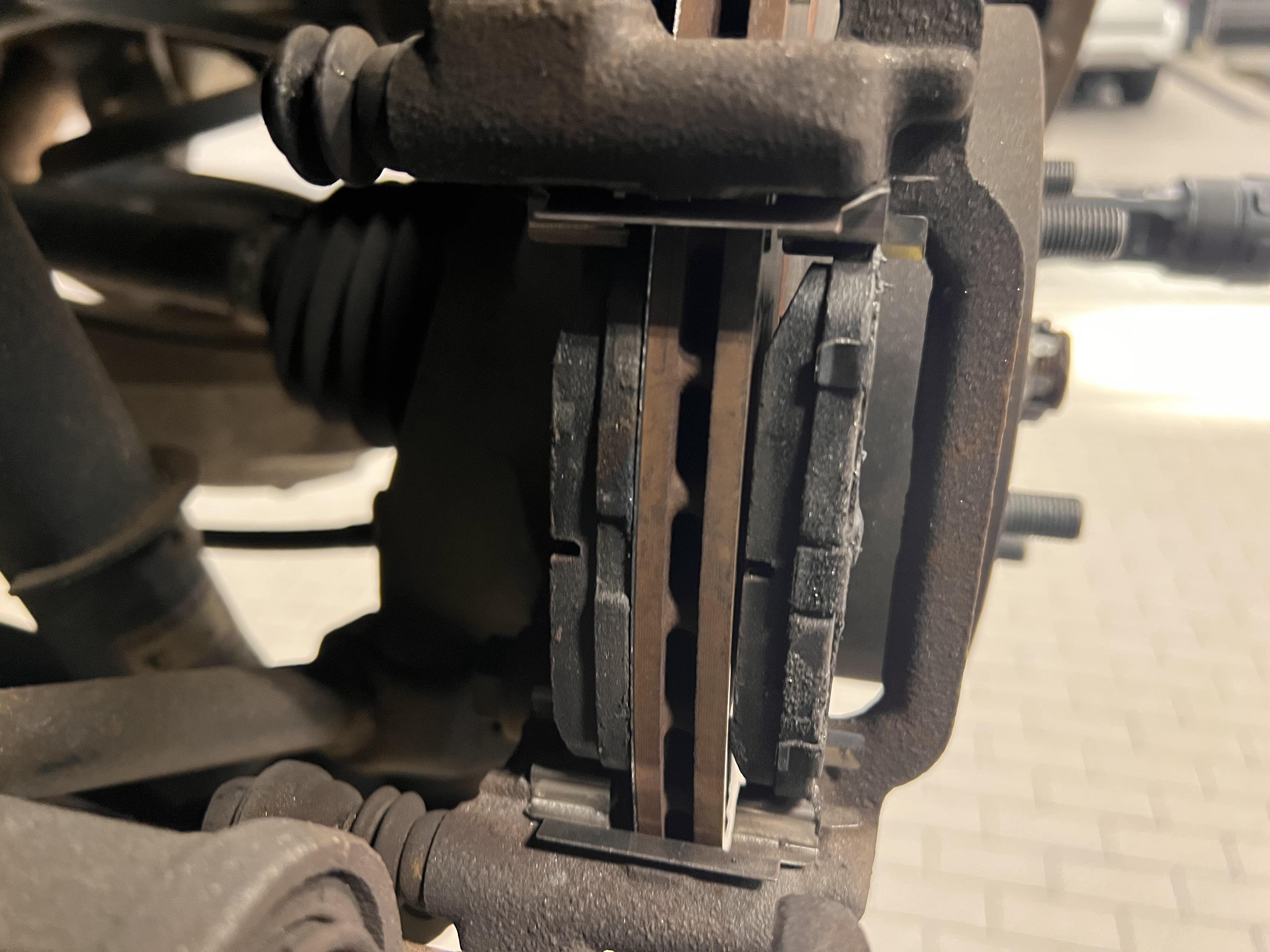 C/S “I just had my brakes done, now there’s a scrubbing noise from the