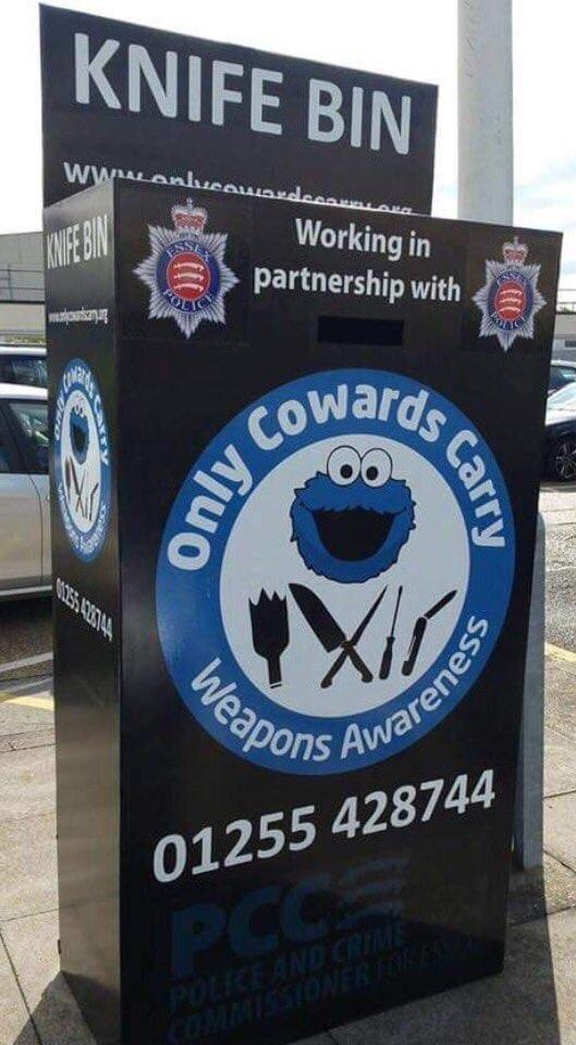 Set one of these boxes up in London and get free knives. r/knives