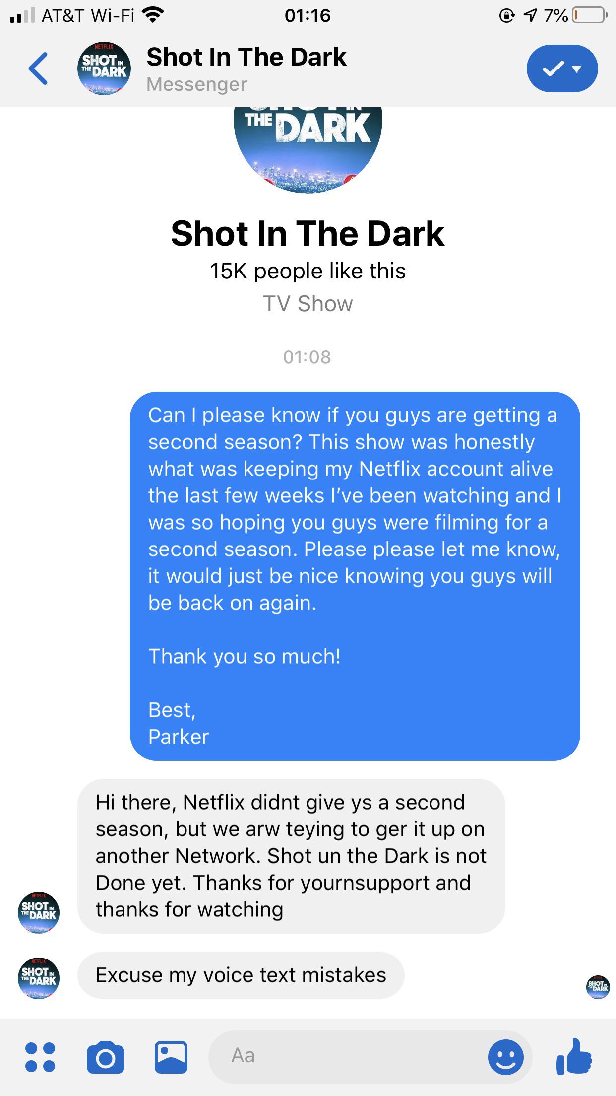 Got the official answer! Shot in the Dark will not have a