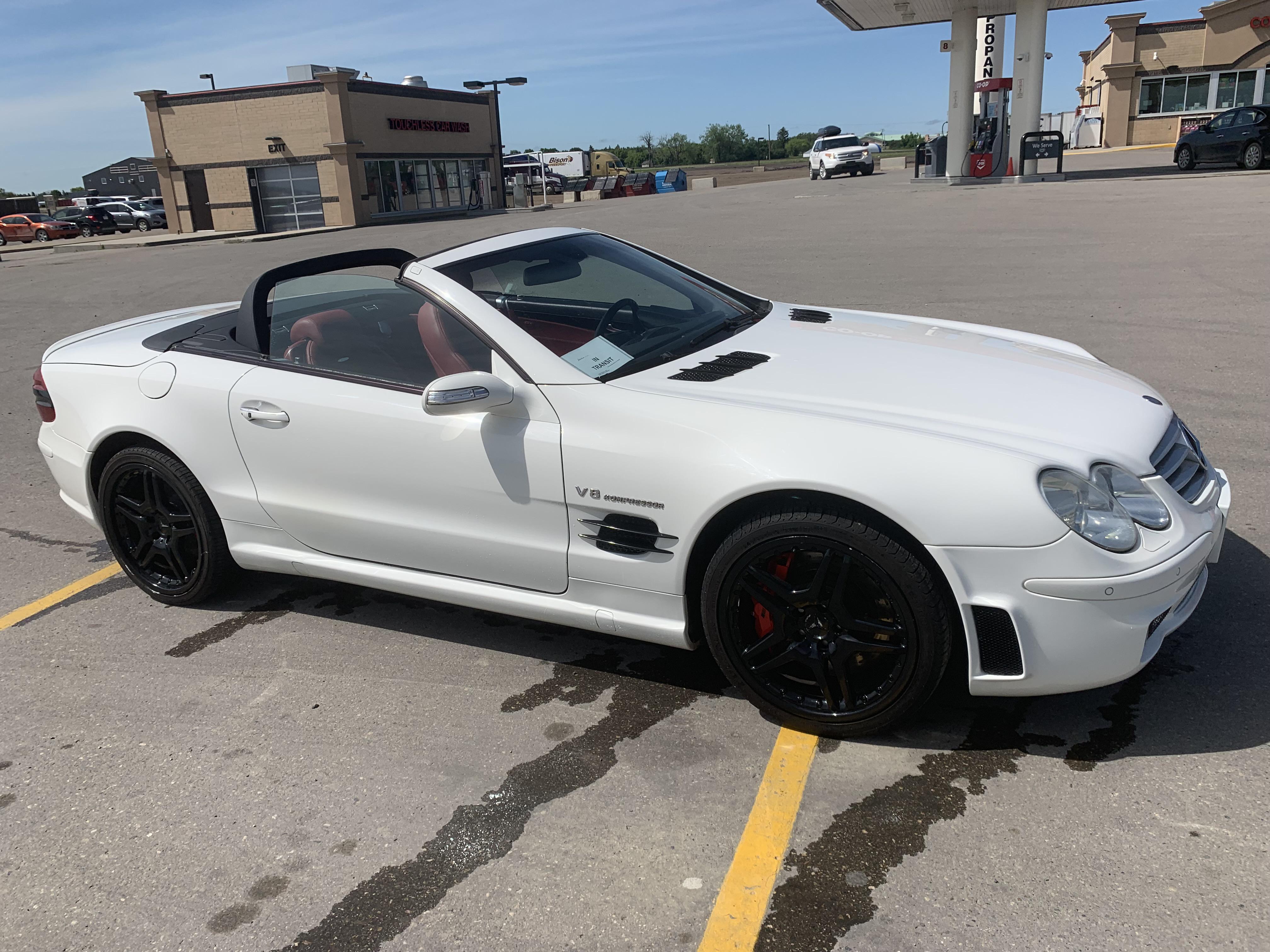 New 2 me. 2004 SL55 AMG w/P030 r/AMG