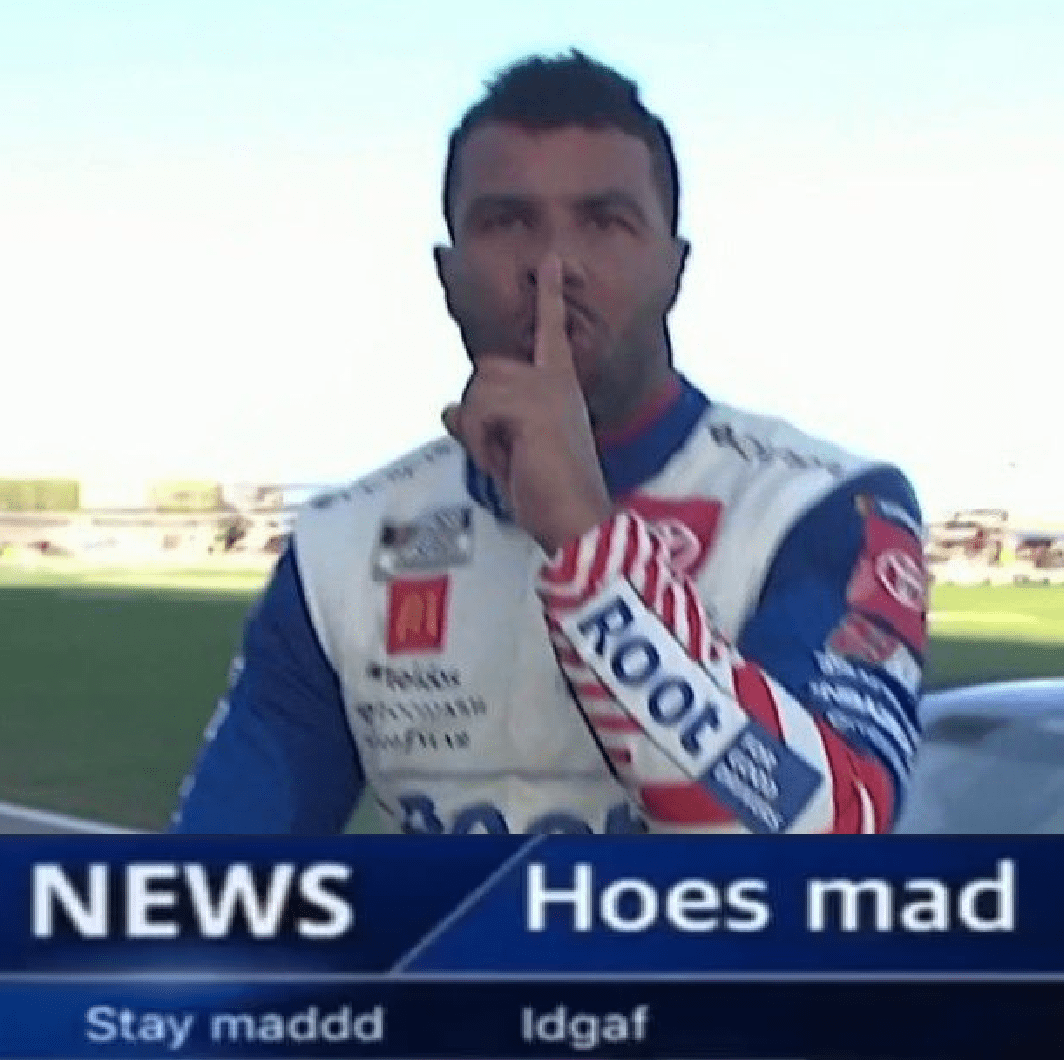 🚨 Stage 4 Hoes Mad Alert 🚨 r/NASCARMemes