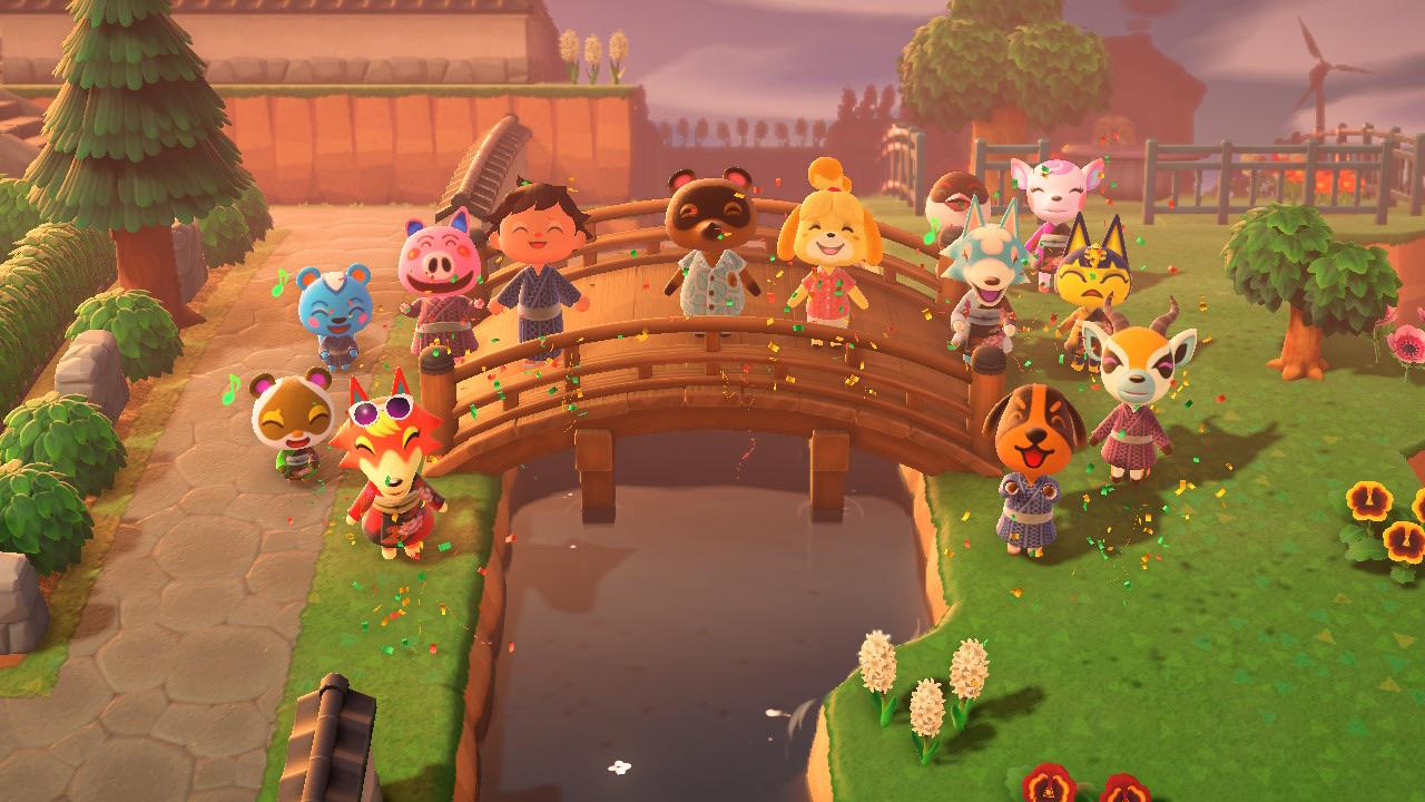 Really happy all my villagers got the memo to wear their kimono for the