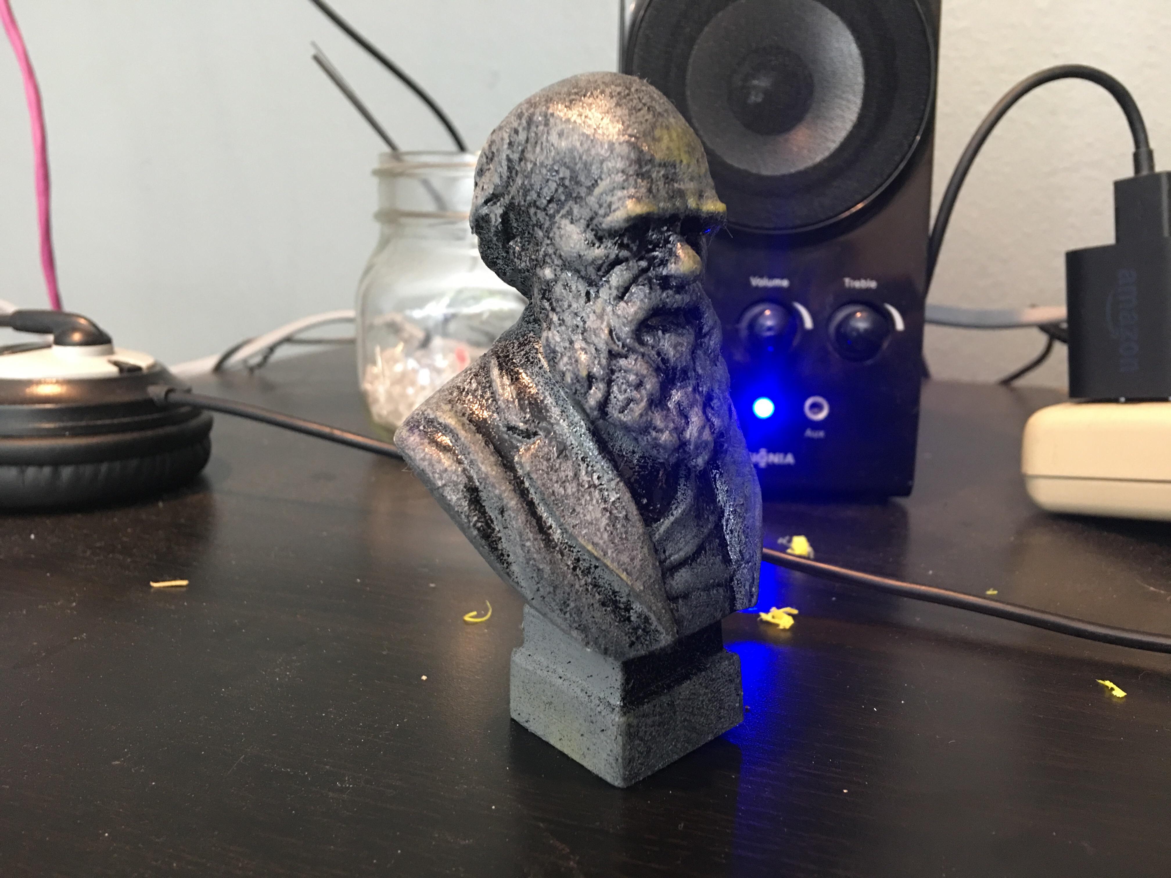 Played with some spray paint on a 3d printed Darwin r/3Dprinting