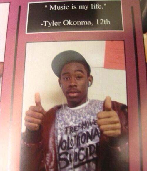 Tyler The Creator, Before Famous 12th Grade Yearbook Pic r/OFWGKTA