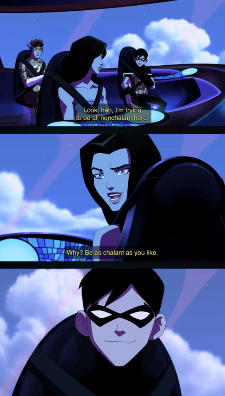 [Film/TV] Robin and Zatanna from Young Justice