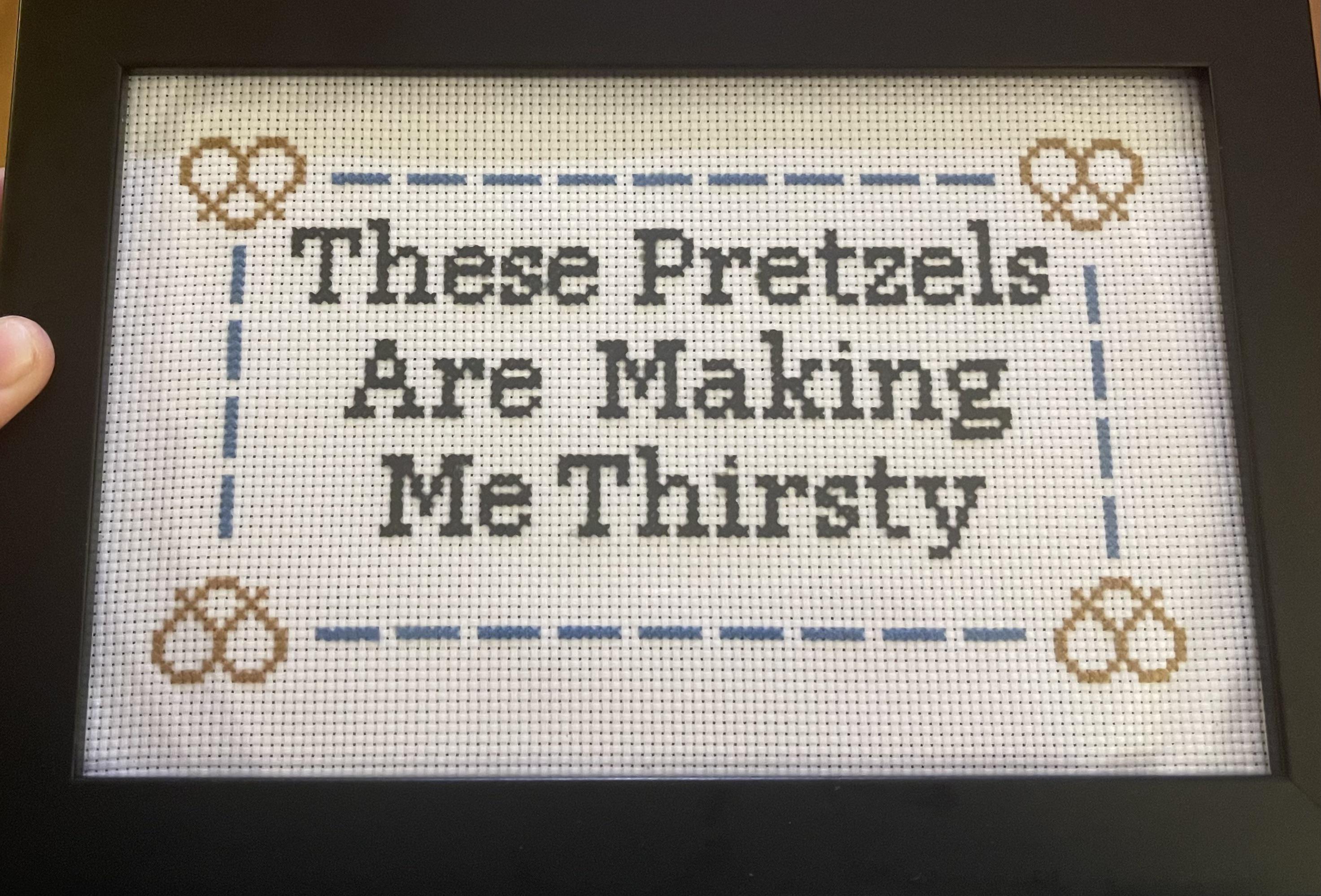 These pretzels are making me thirsty seinfeld