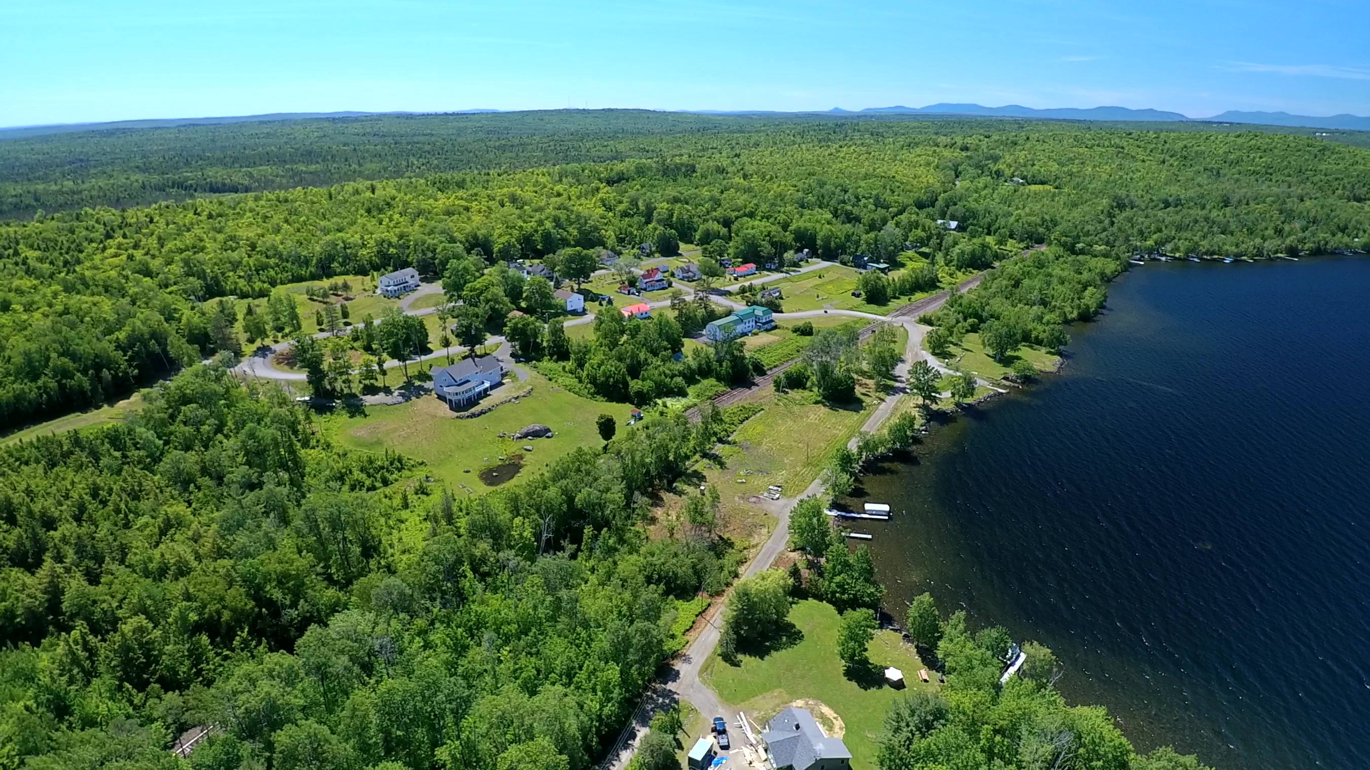 Lakeview Village on Schoodic Lake, Me. r/Maine