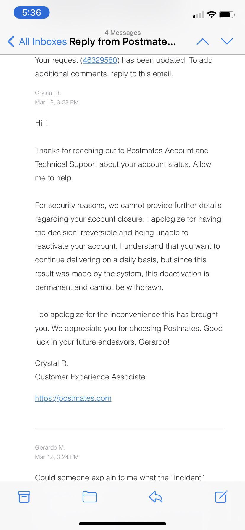 My account was deactivated because I “violated guidelines” but I have