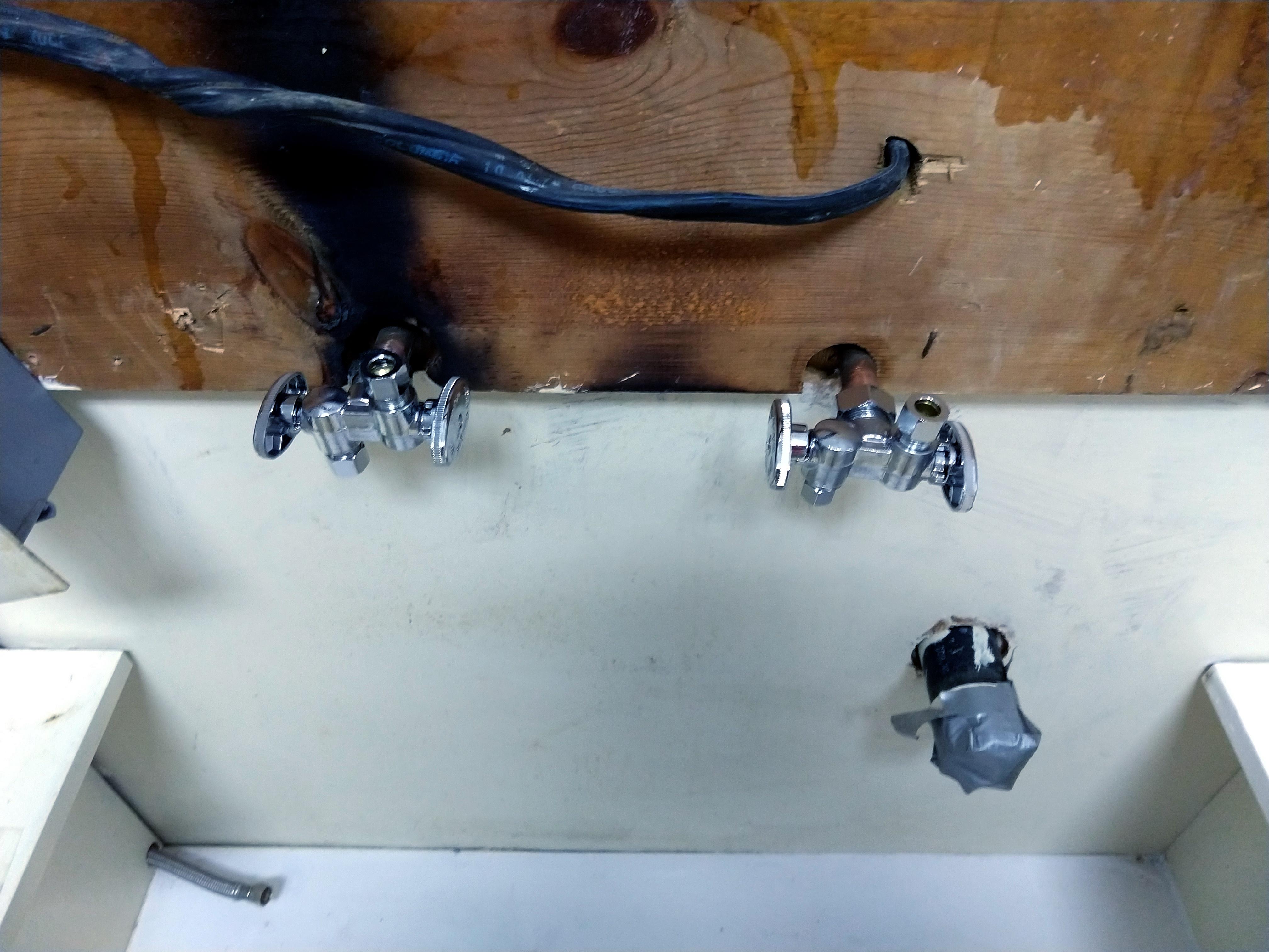 Followup to yesterday's leaking cutoff valves post Plumbing