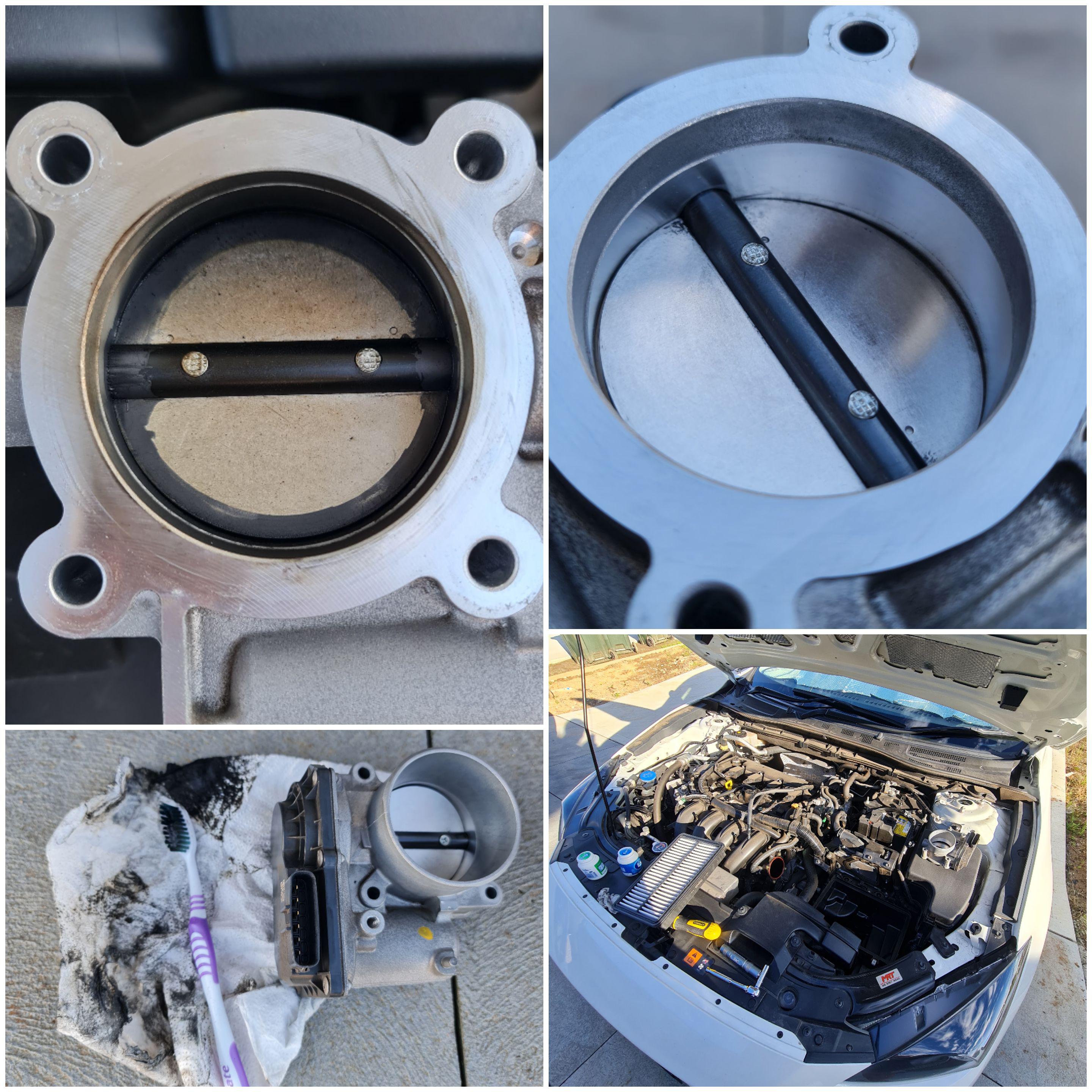 First cleaning of throttle body of 2017 2.5L after 55,000km r/mazda3