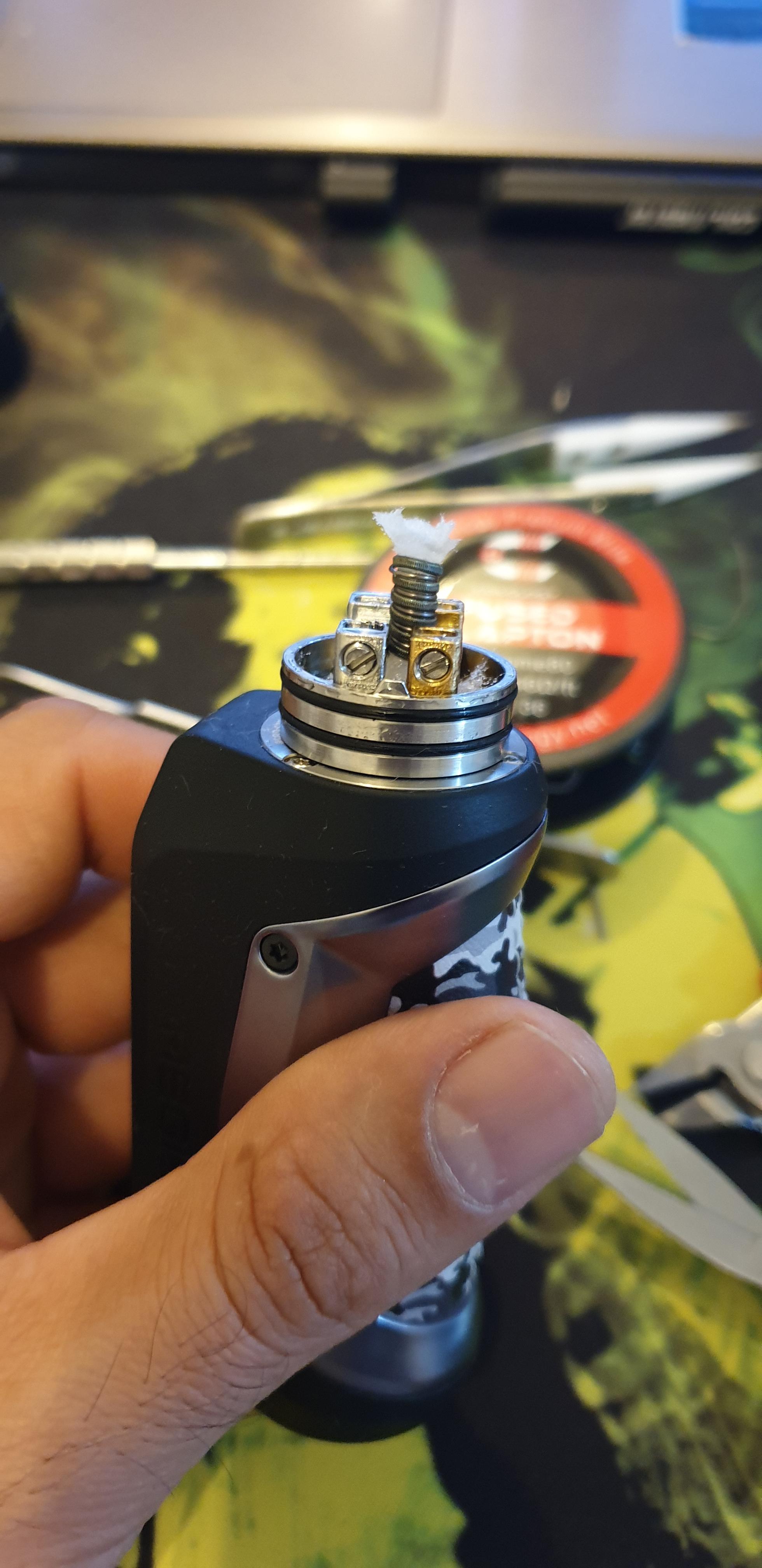 First attempt Vertical coil build on the Drop Dead Rda, what do you