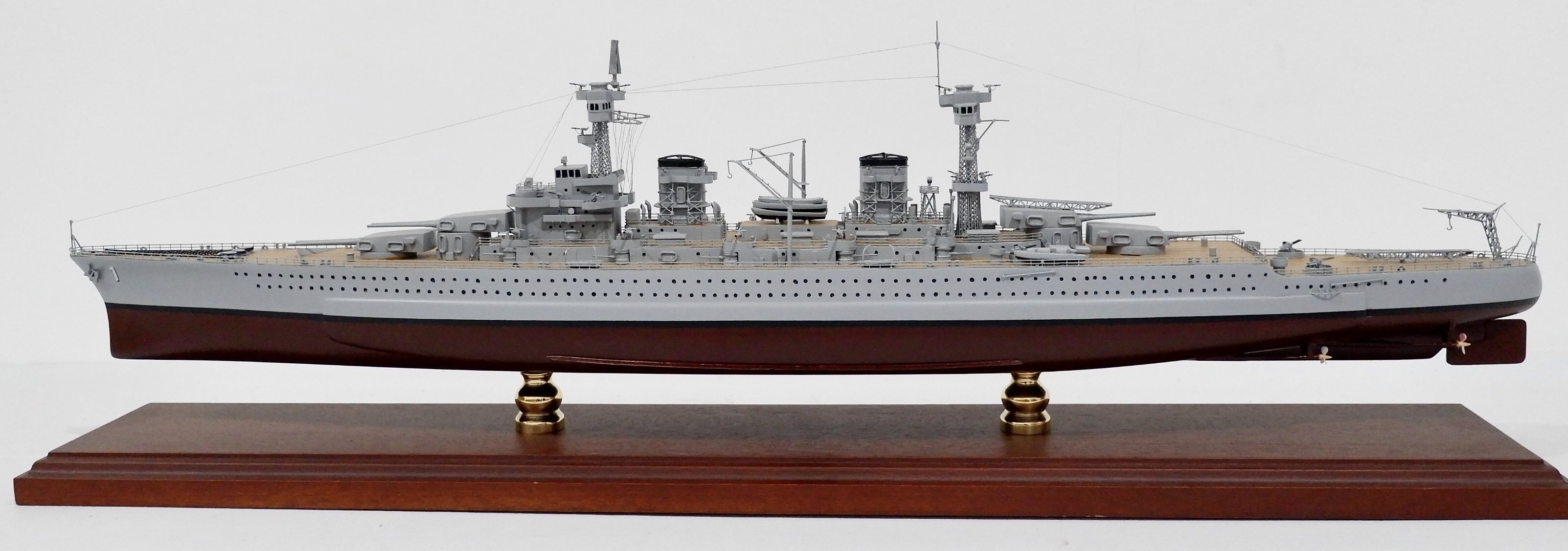 Model of battlecruiser USS Lexington, showing how she may have looked