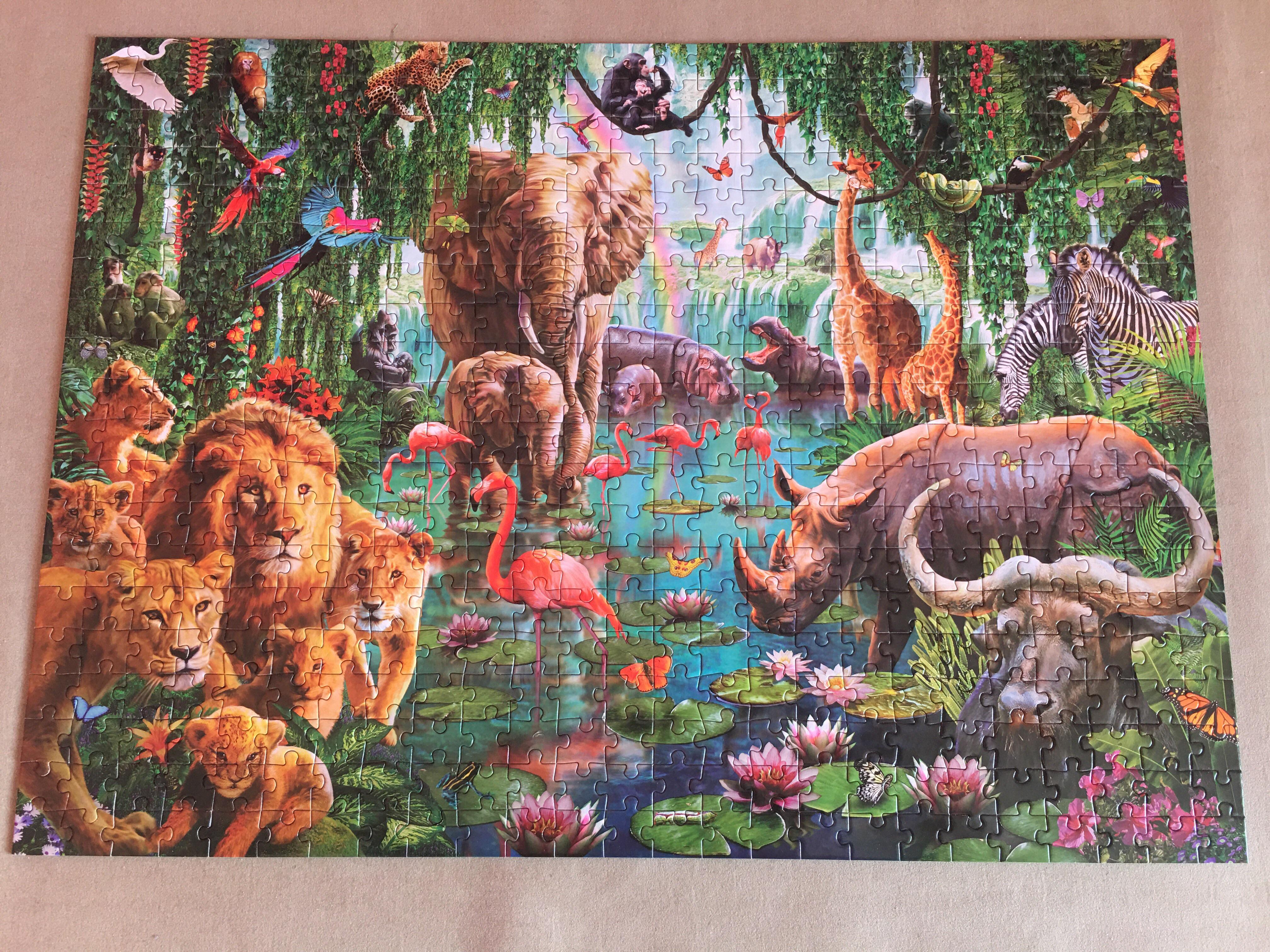 Jungle Glade, Corner Piece Puzzles, 500 pieces r/Jigsawpuzzles