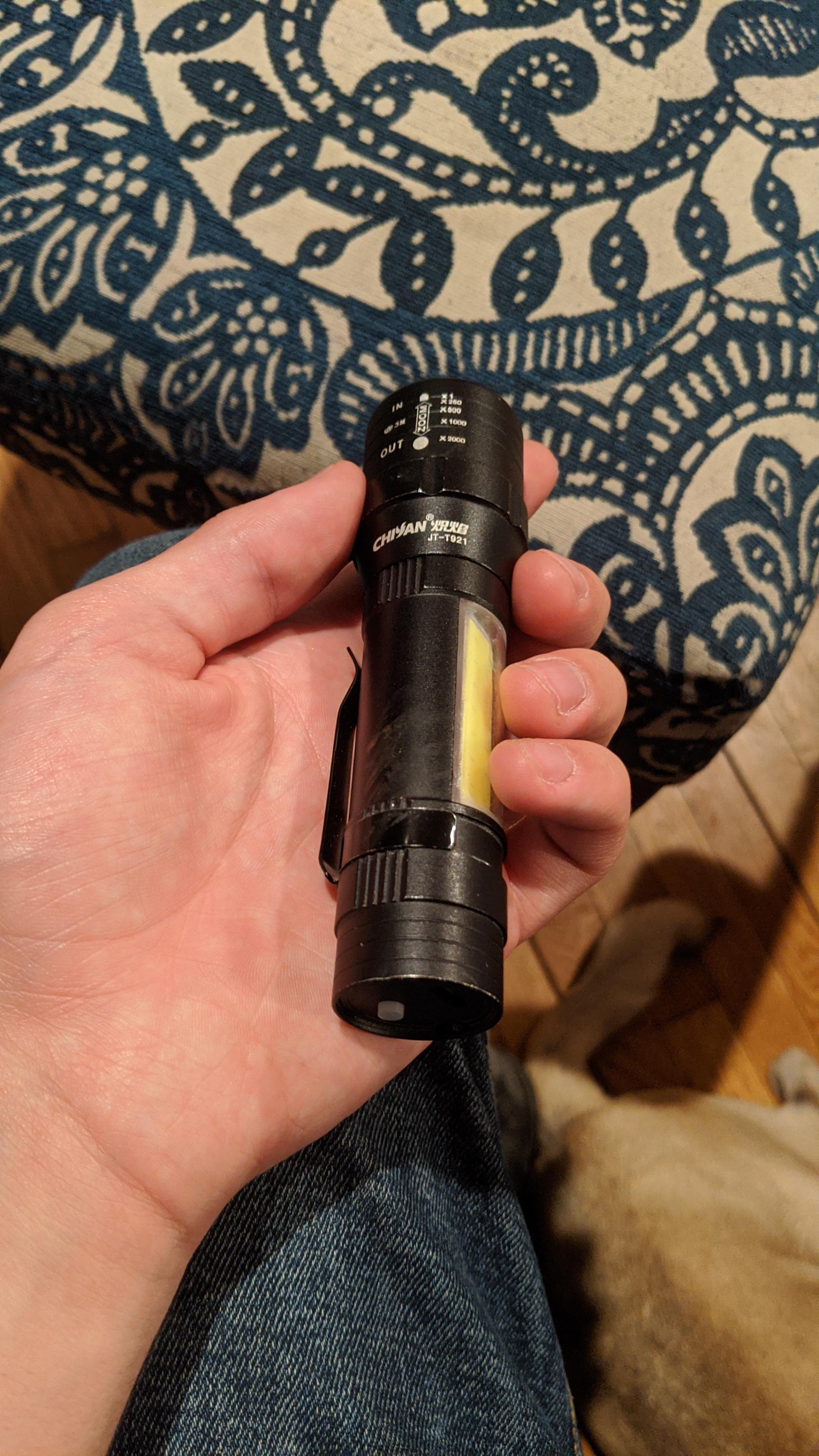 Any clue what this flashlight is? Picked it up at a flee market in Chengdu China about a year
