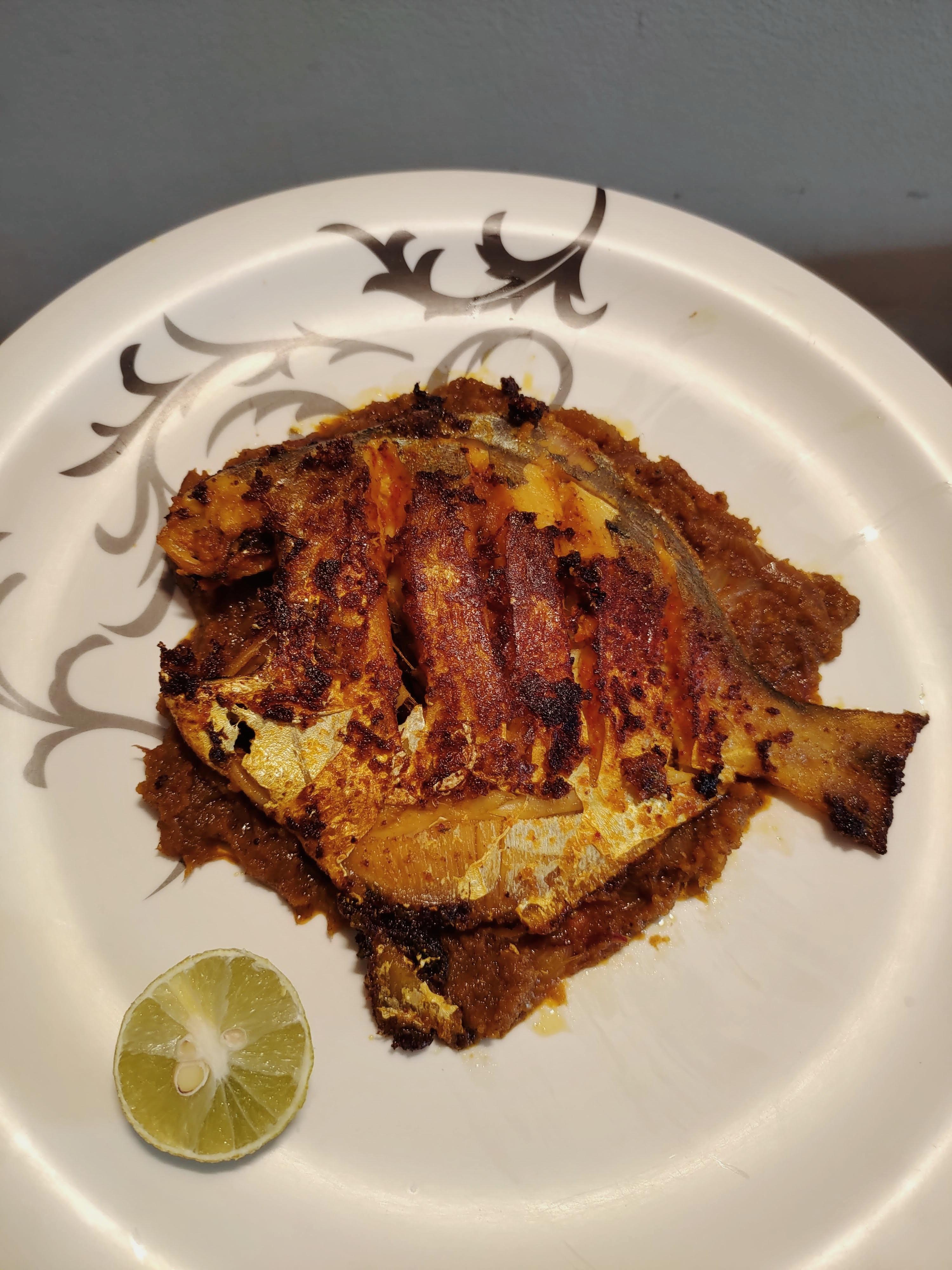 [Homemade] Pomfret fish fry. r/food