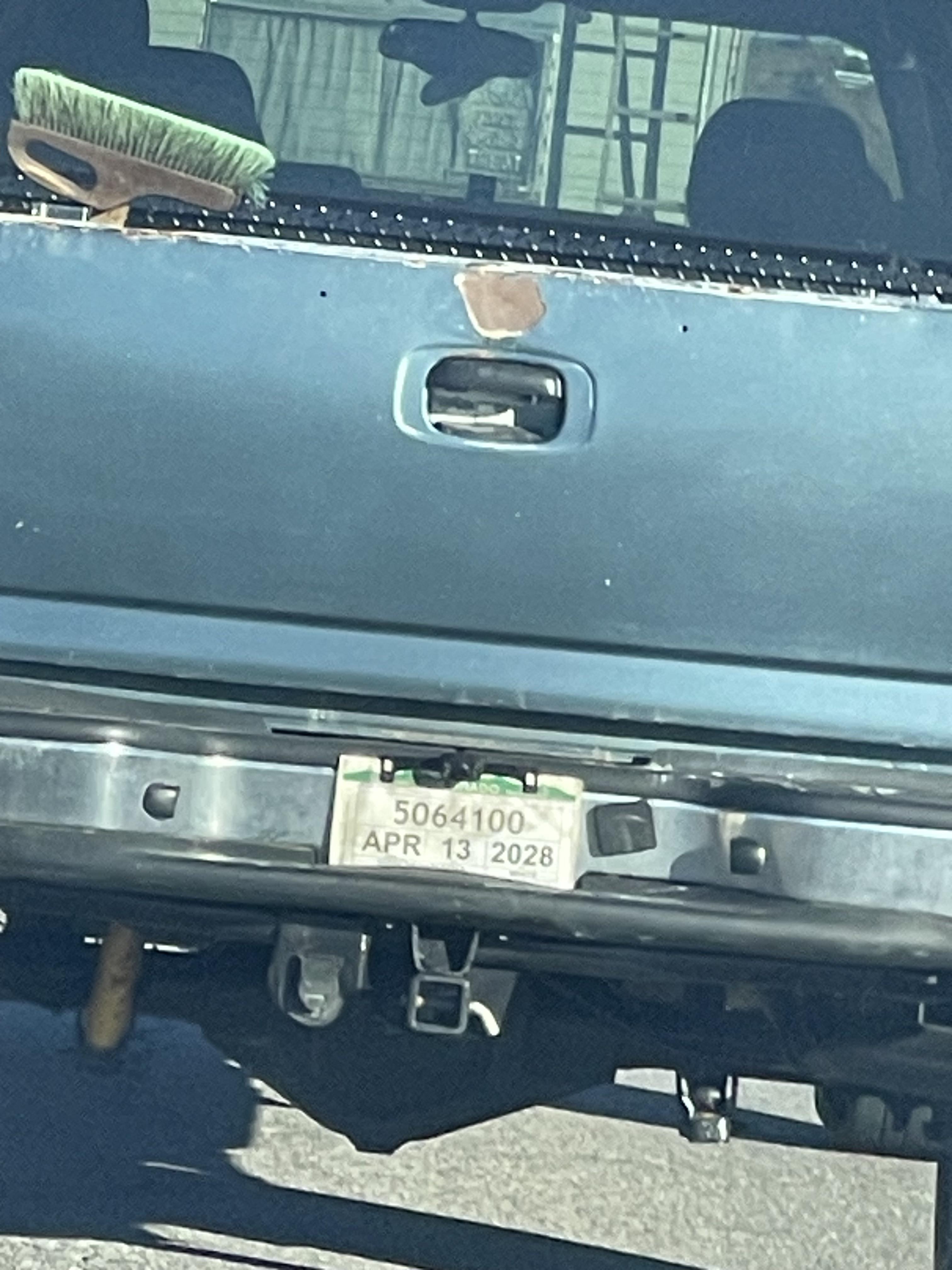 Expired dealer plates broke 4 year dealer plates woke r