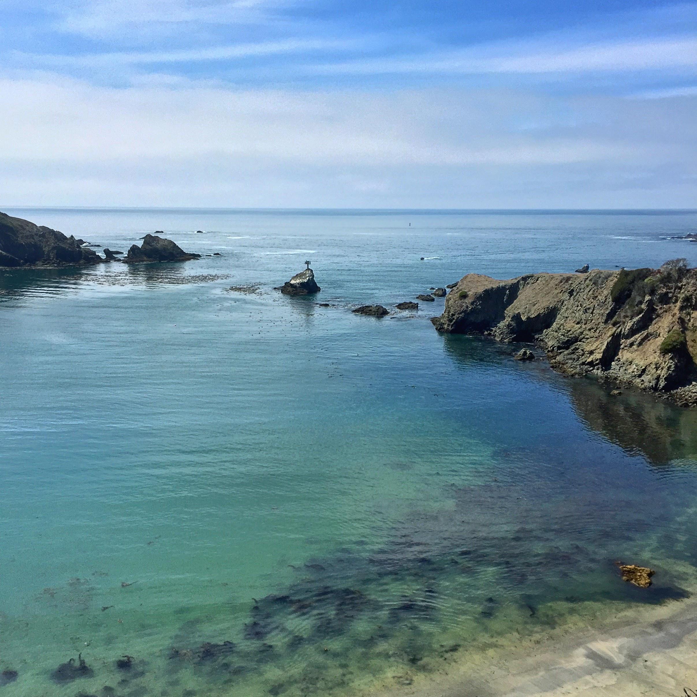 Pacific waters in Albion, California [OC][2414 × 2414] r/pics