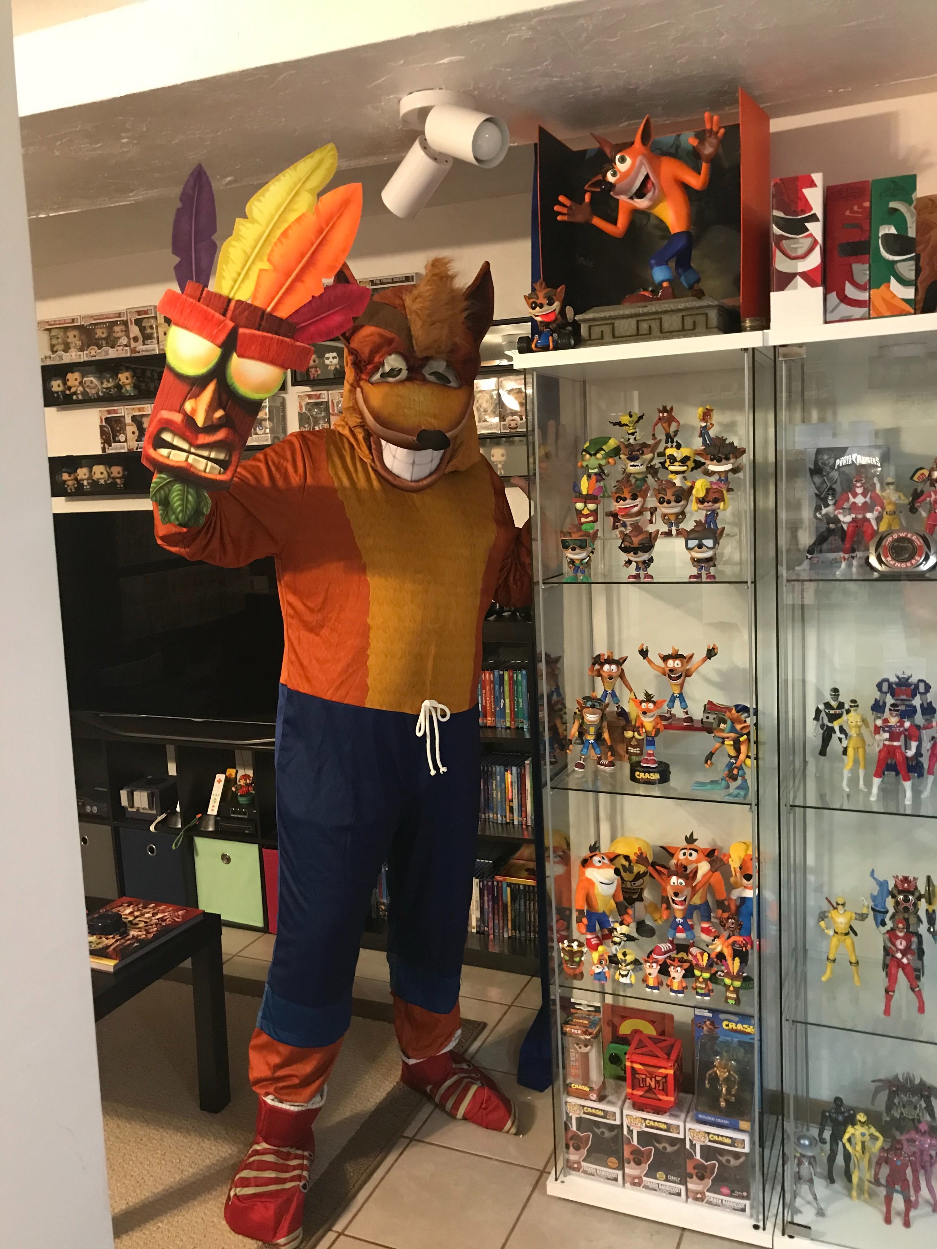 Crash Bandicoot Mask Costume