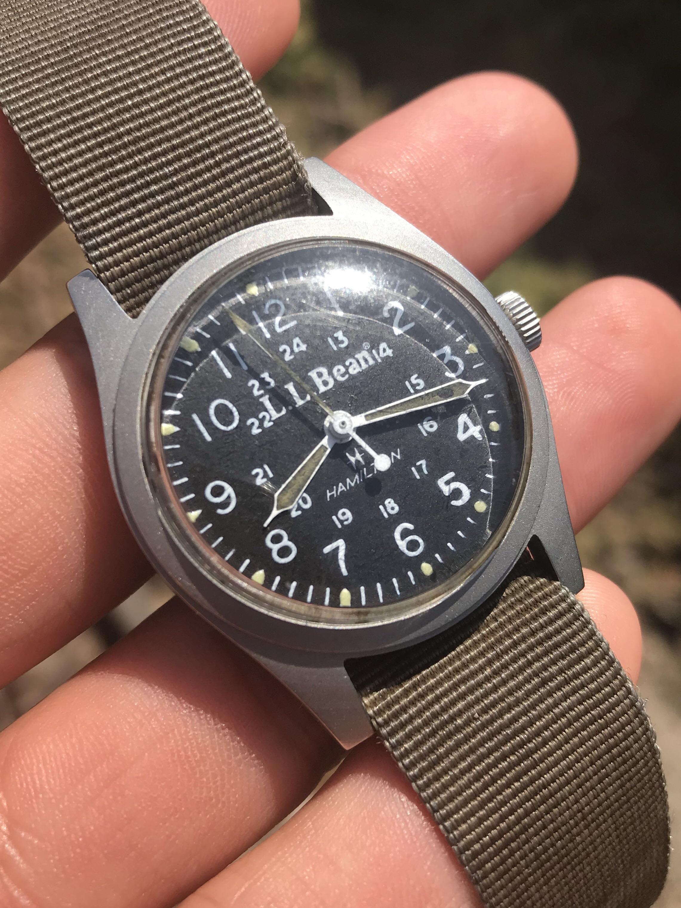 [WTS] Vintage Hamilton LL Bean Watch Watchexchange