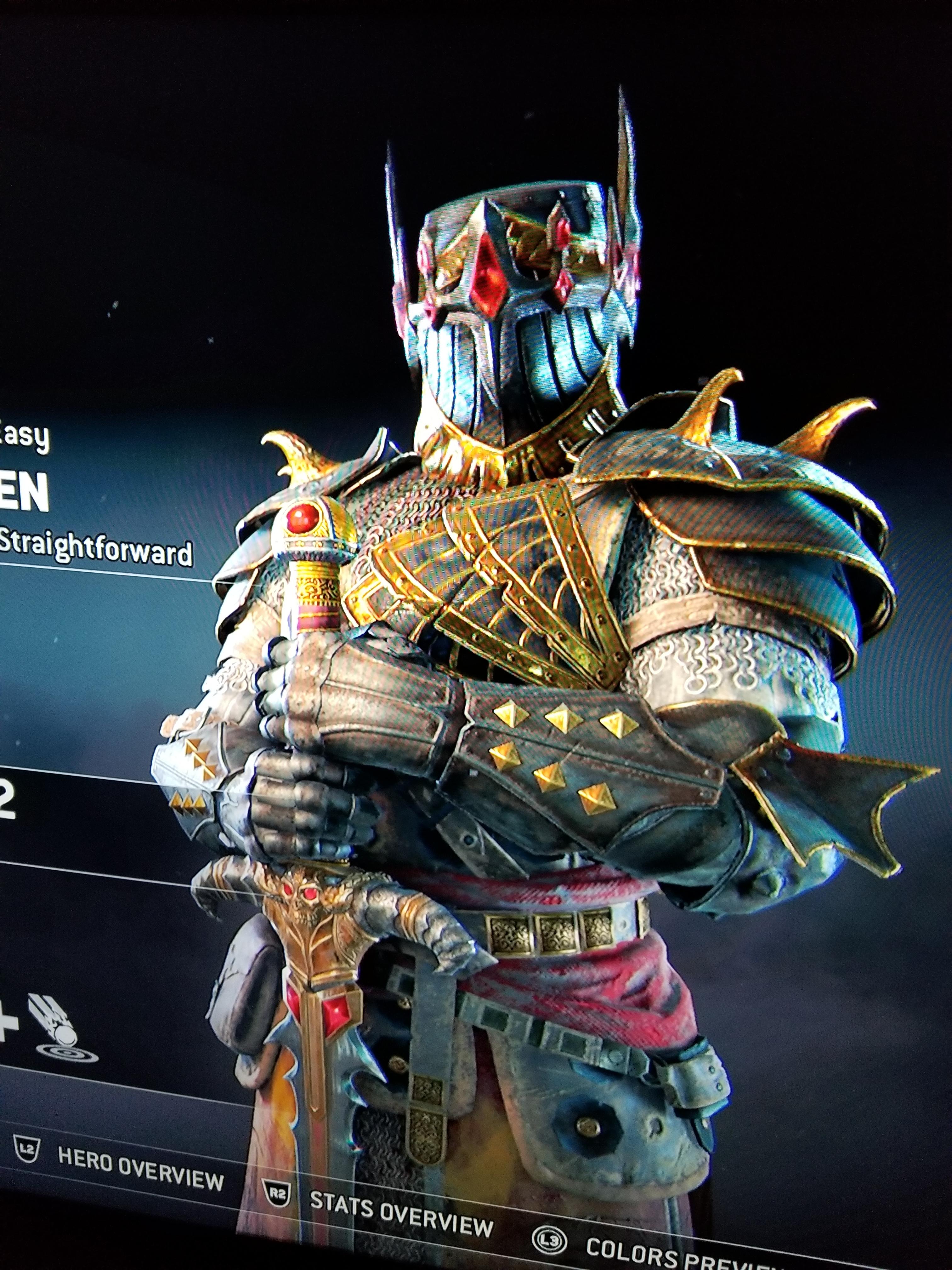 Full new Lionheart Armor set, Hell's Champion blade and guard, i dont