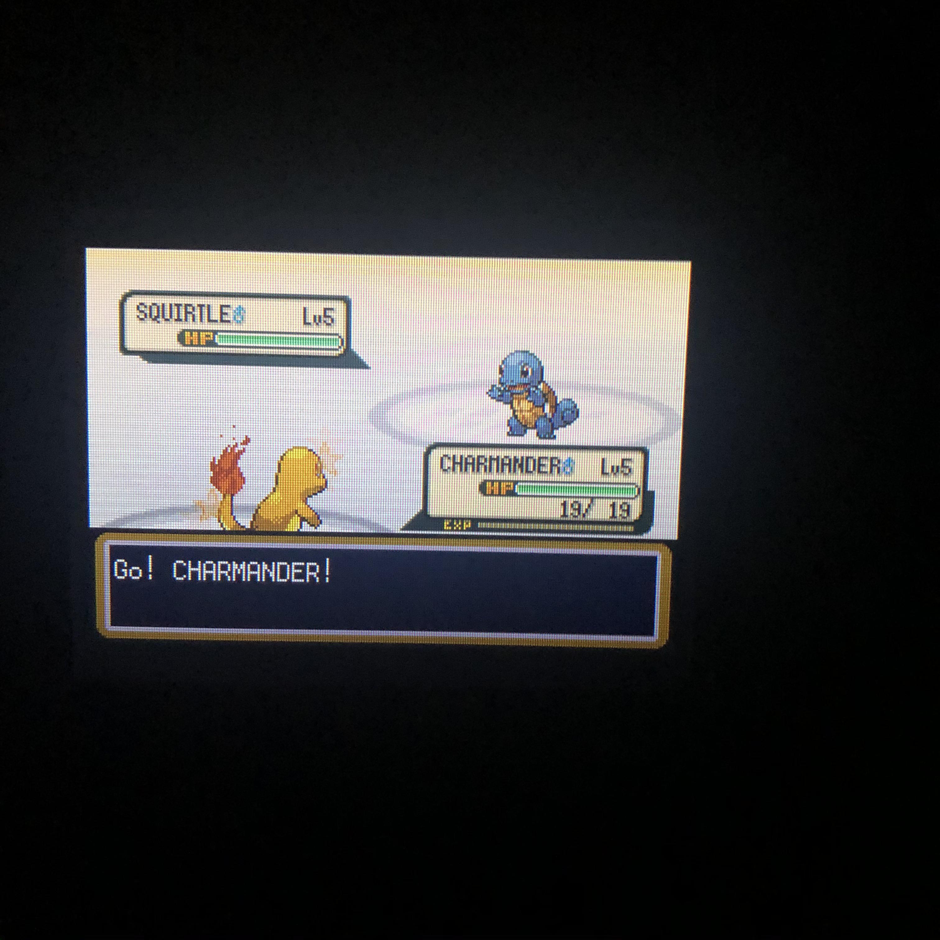 [gen3] Shiny Charmander in LeafGreen! Can’t wait to evolve this little