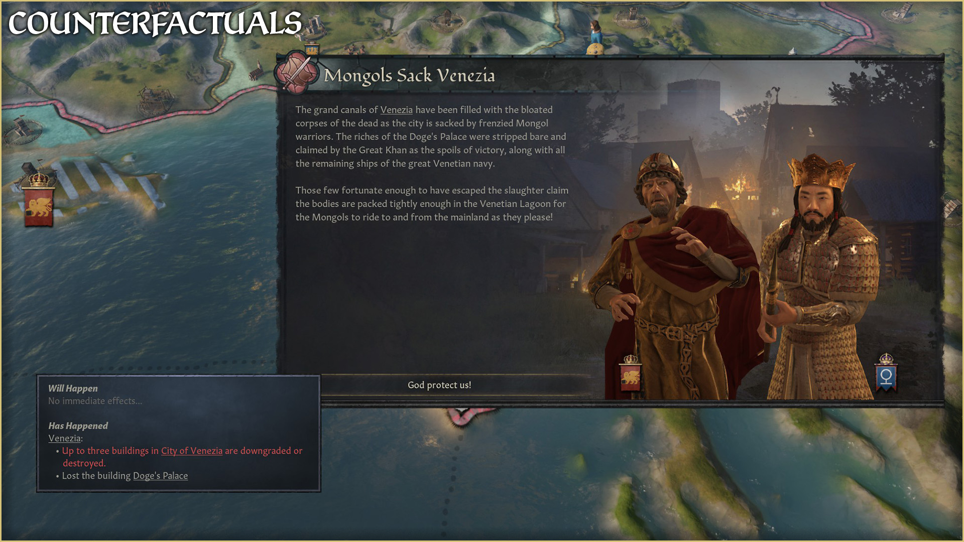 I missed the special Mongol Sack events from CK2, so I modded them back