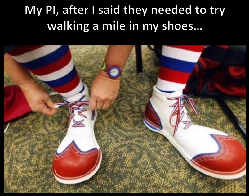 They're big shoes to fill r/gradreview