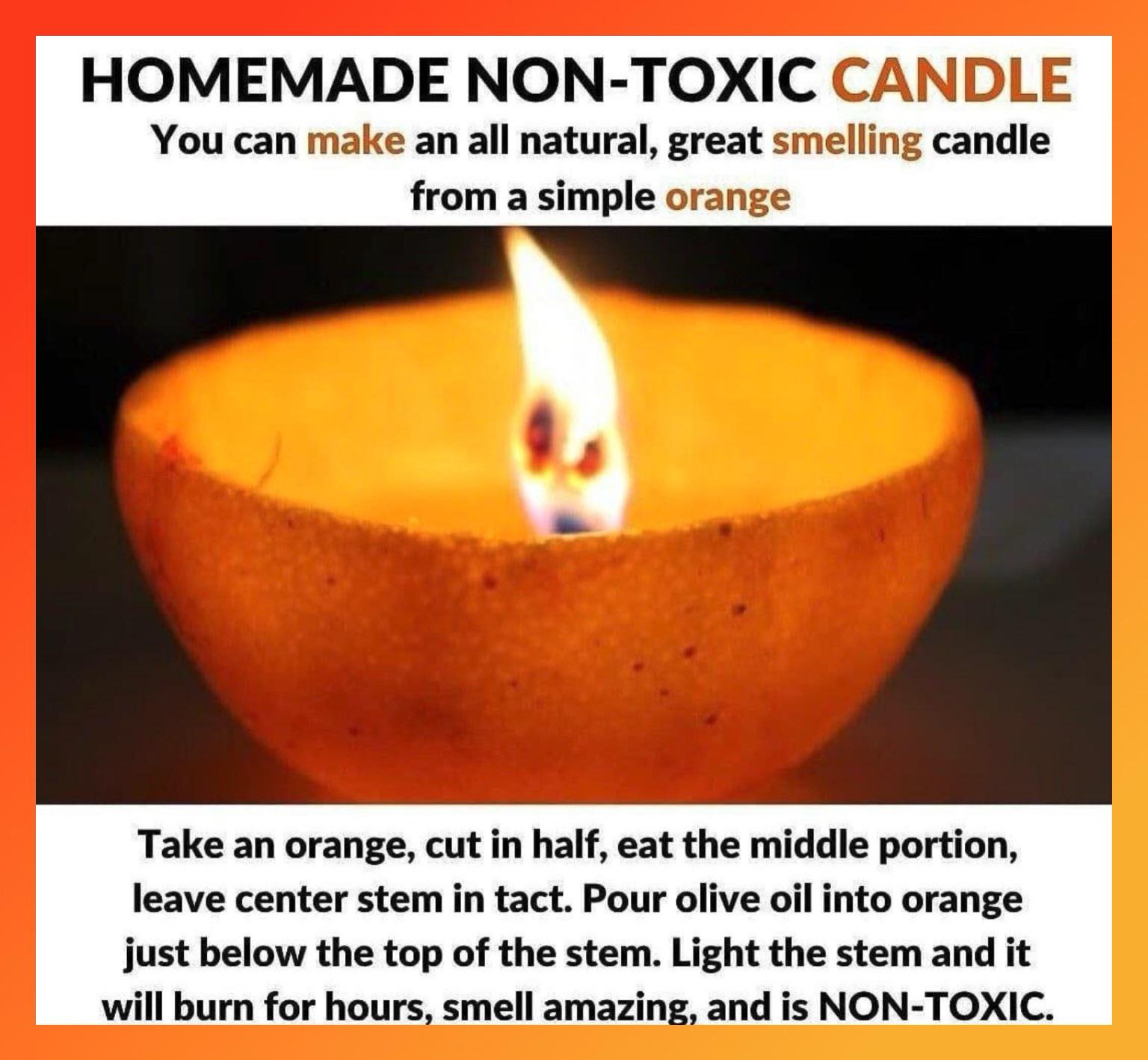 Non toxic candle r/creatingourway