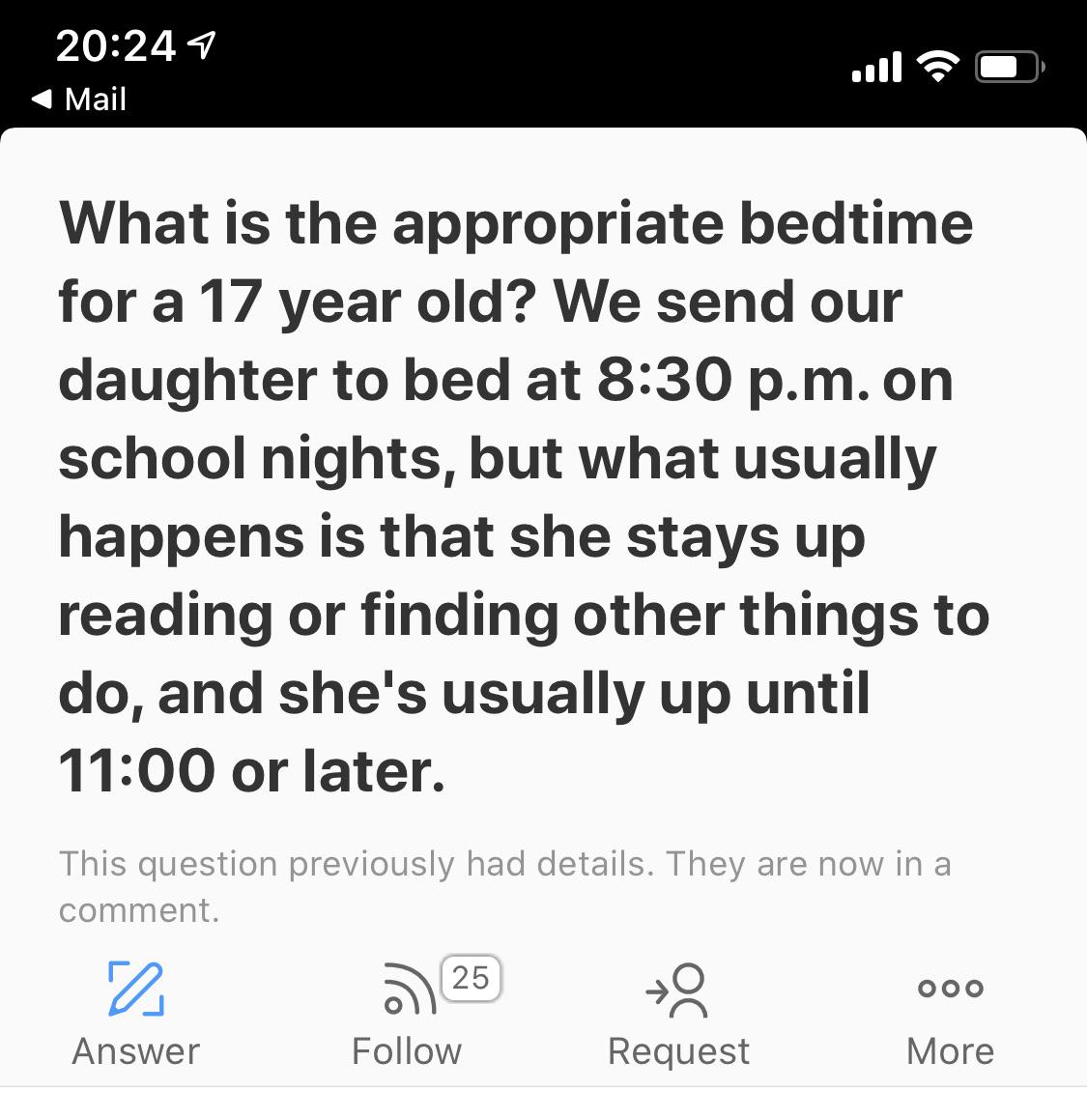 Who the hell still sets a bedtime for a 17 year old?!? r