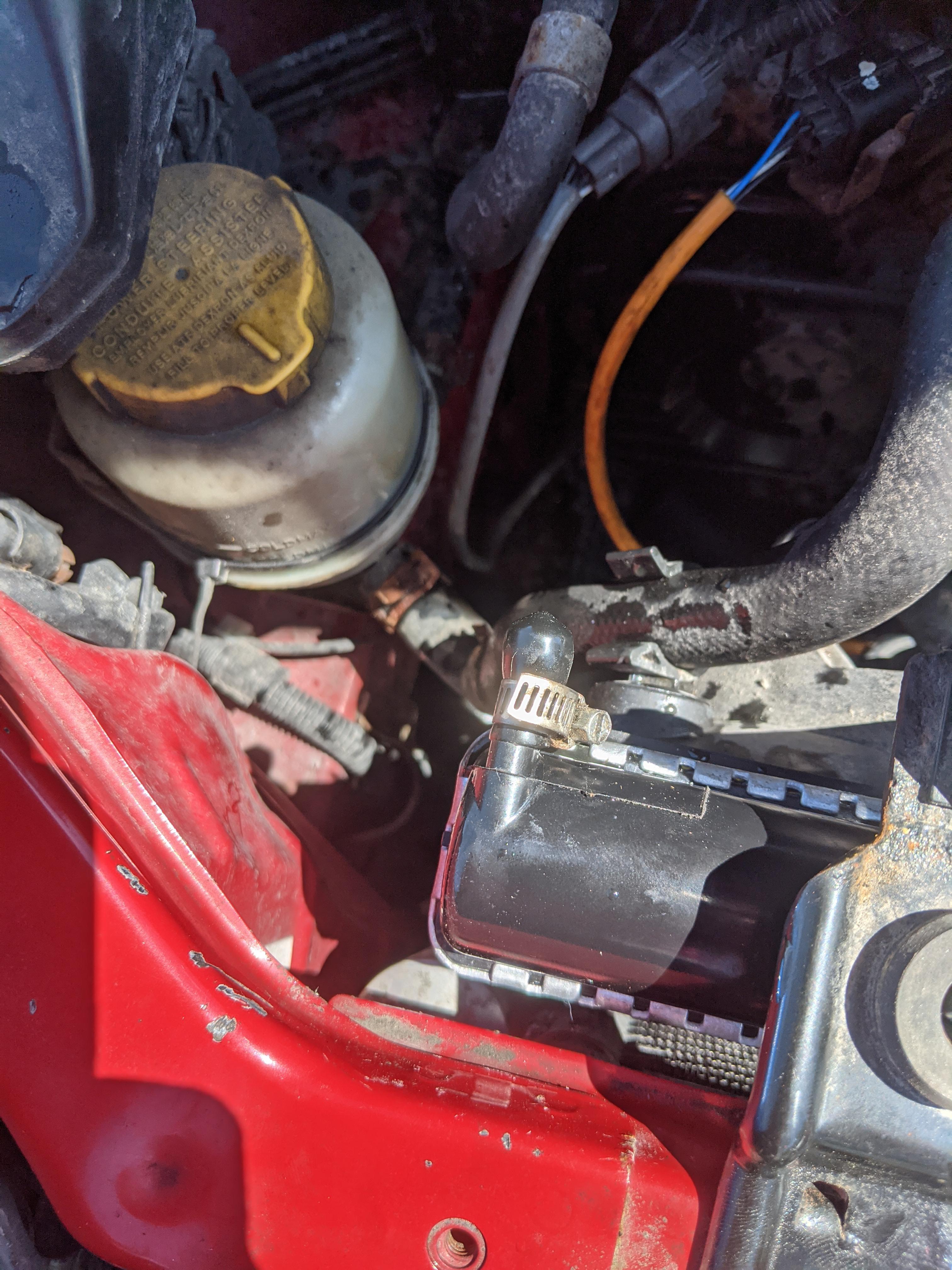 Subaru Impreza sport what hose is supposed to go here on the radiator