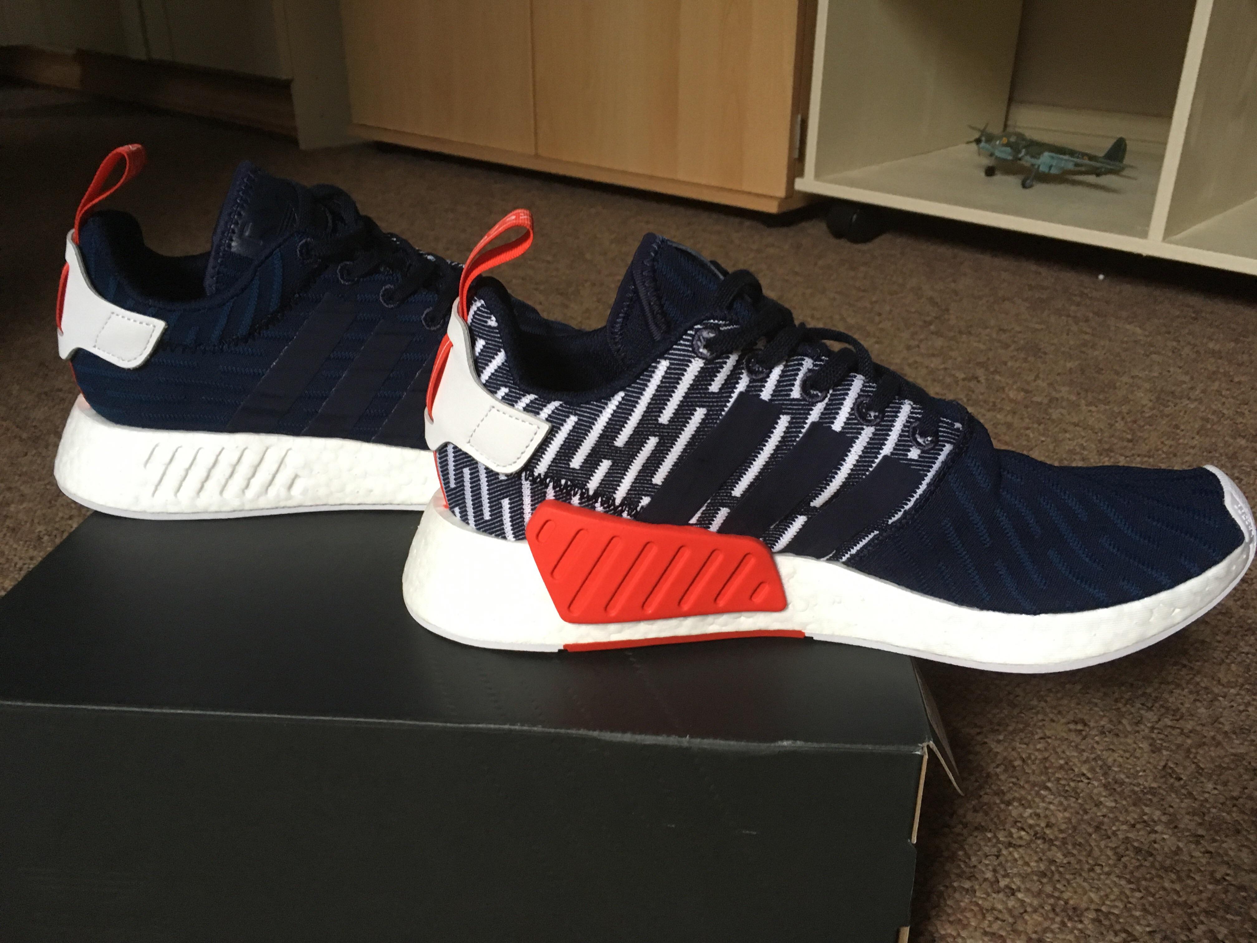 My first pair of NMD's and shoes with Boost! Unbelievably happy with