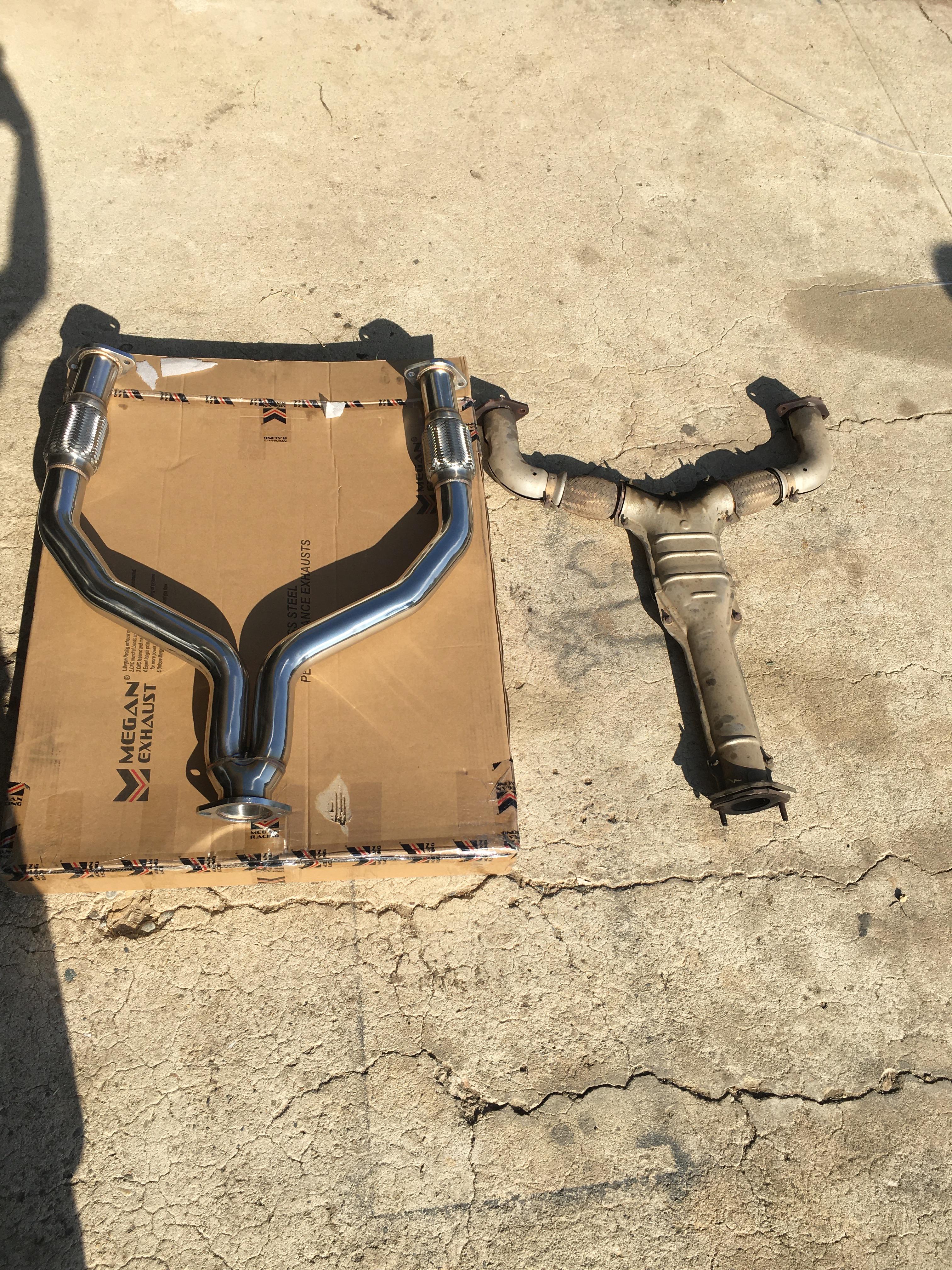 Megan y pipe along with Motordyne 5/16 spacer 🤙🏼 car feels way more