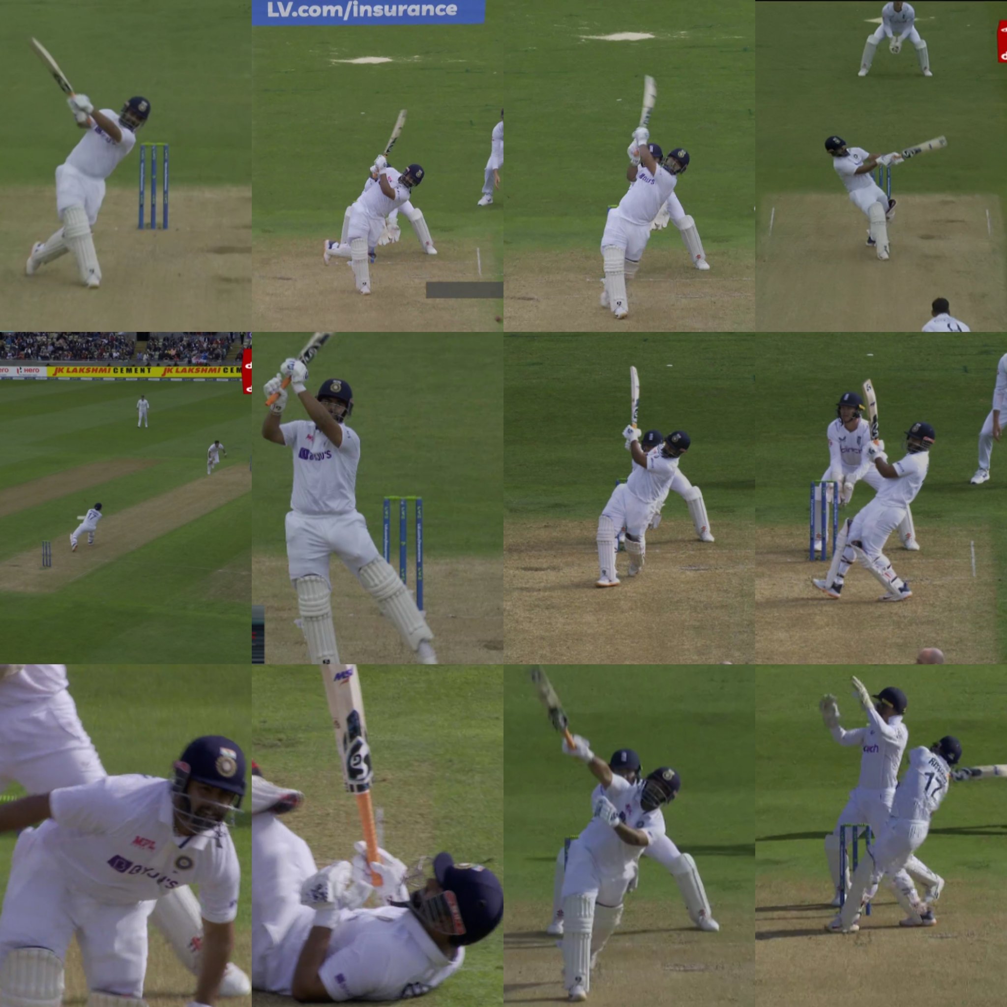 Rishabh Pant school of batting....How does he do this ? Have seen this