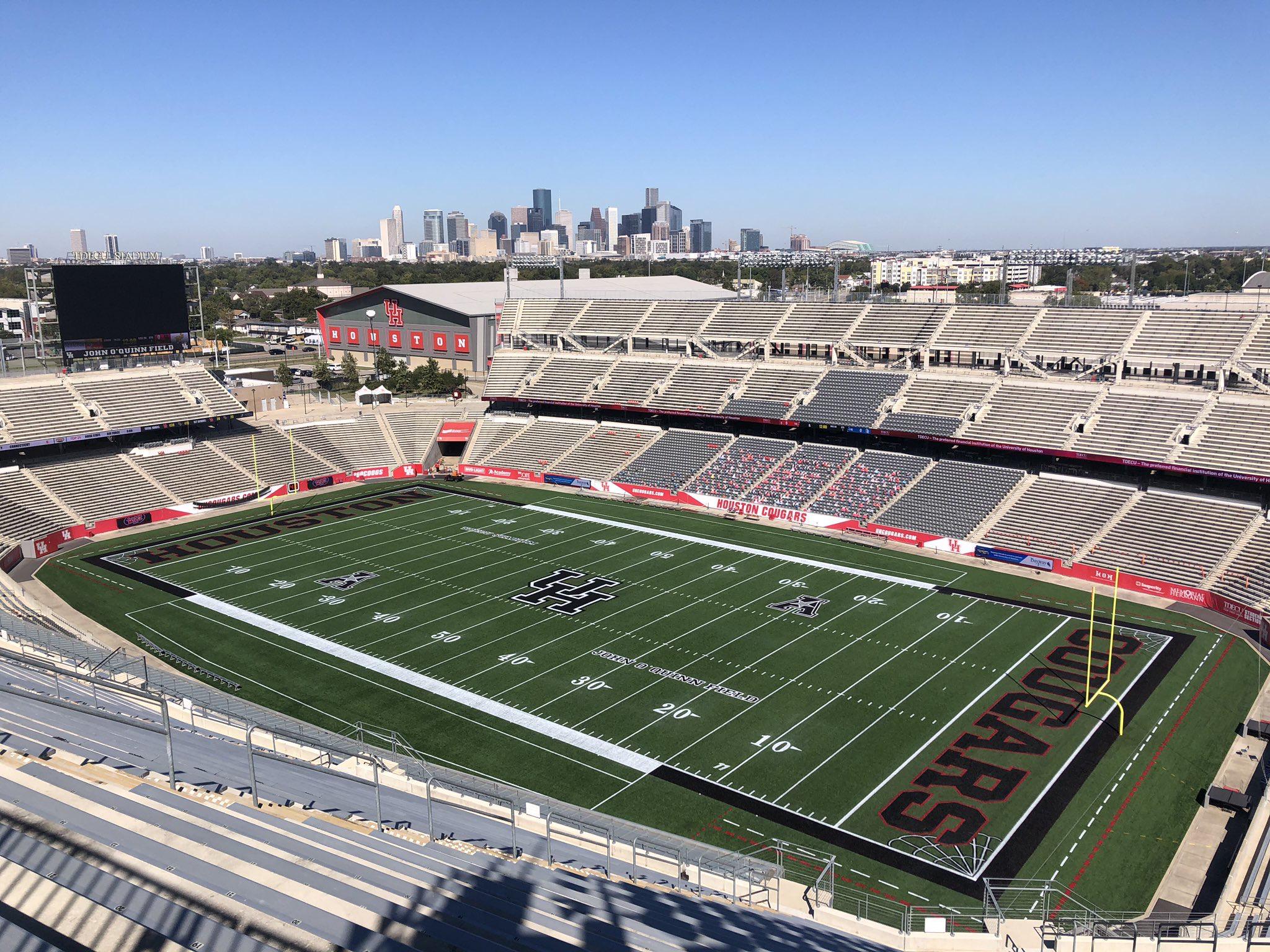 TDECU Stadium, Houston TX, Home of the Houston Cougars CFB Team
