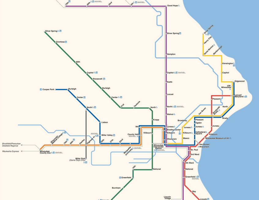 Transit Maps: Project: Rail Transit of Portland, Oregon