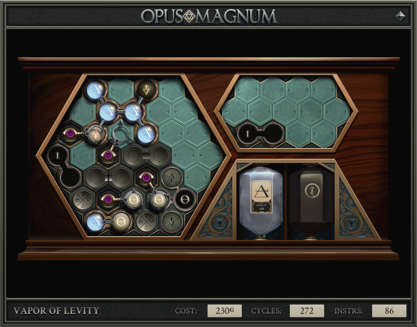 Opus Magnum Vapor of Levity Single Chamber r/opus_magnum