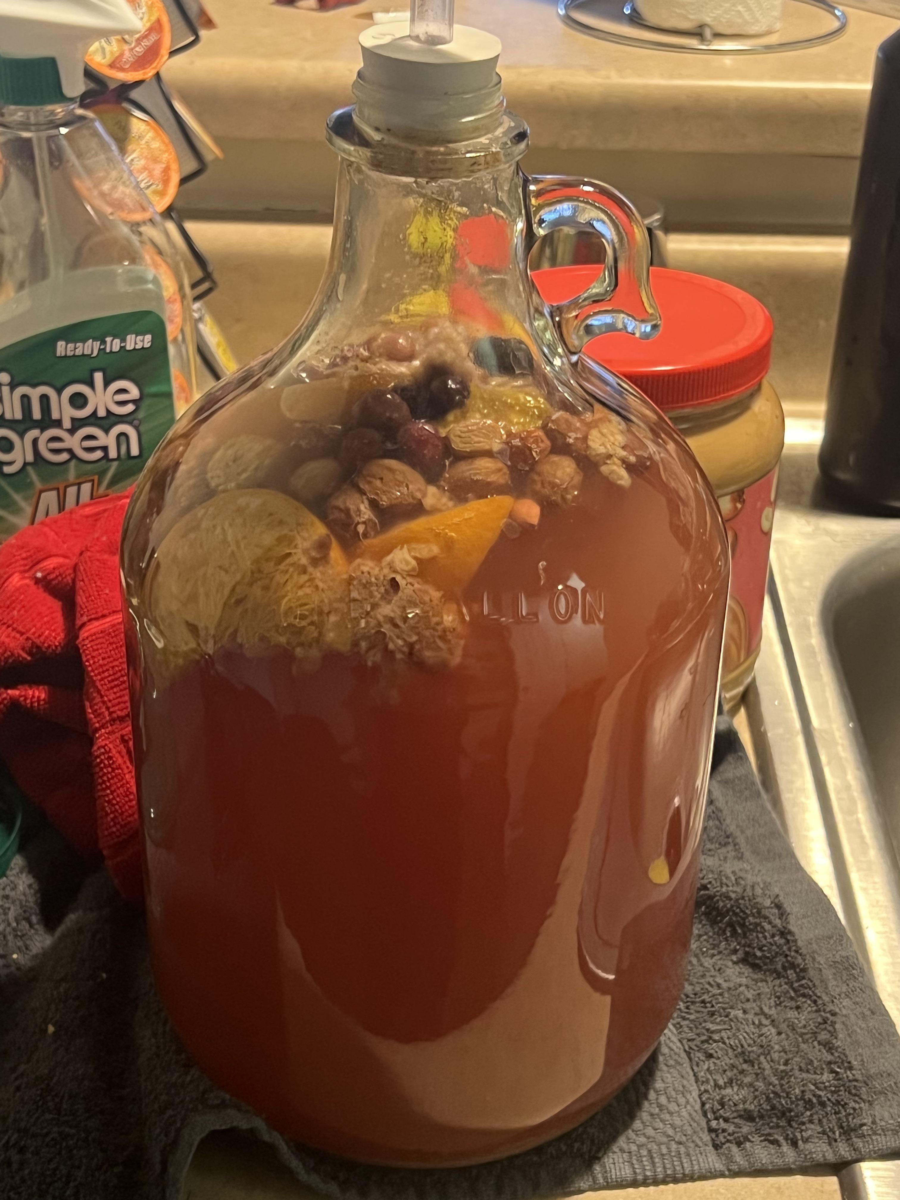 Started this guy about a month ago, I’m completely new to brewing mead