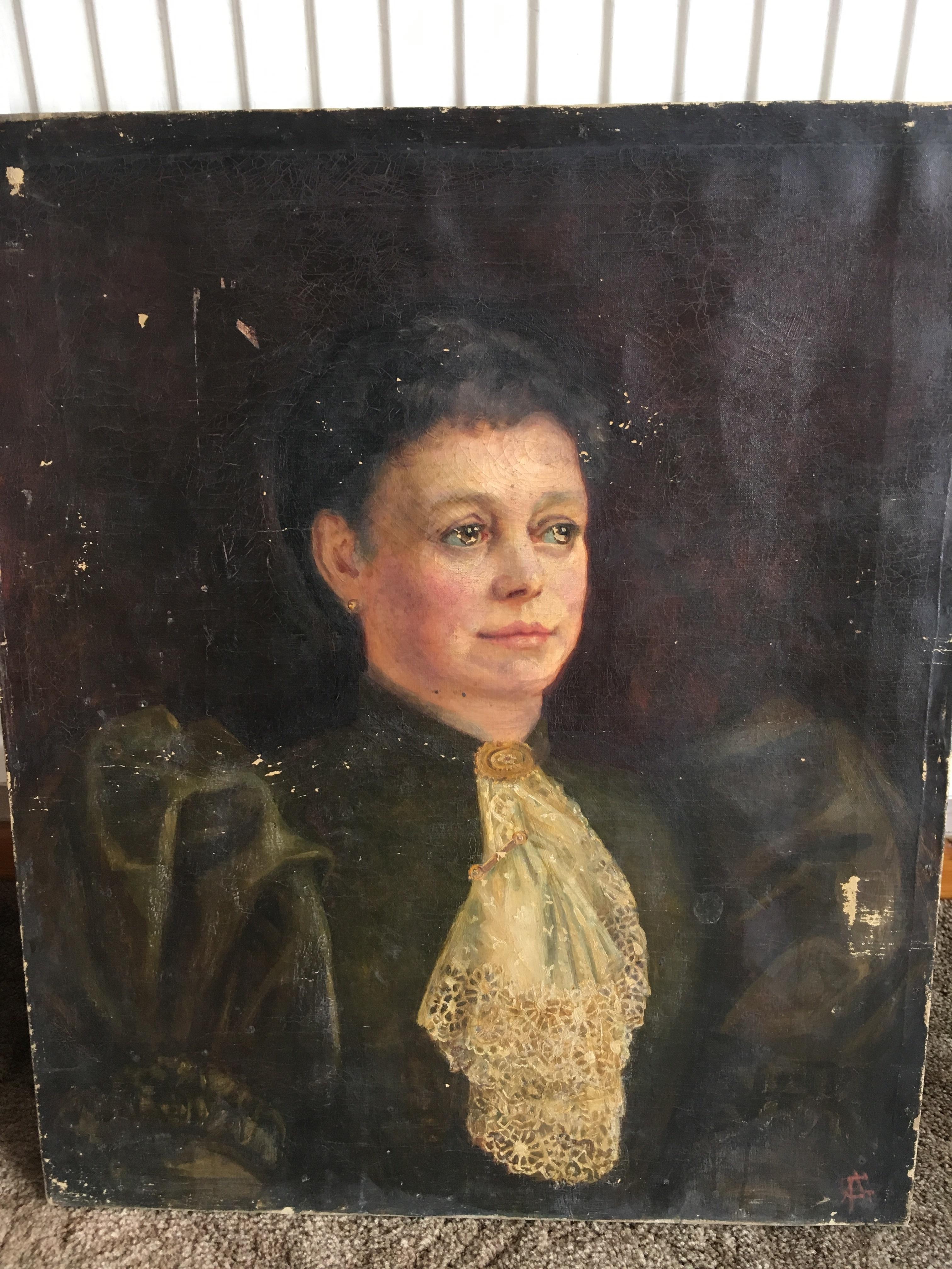 Old painting anybody help identify this old painting found in my Nan’s loft r/WhatIsThisPainting