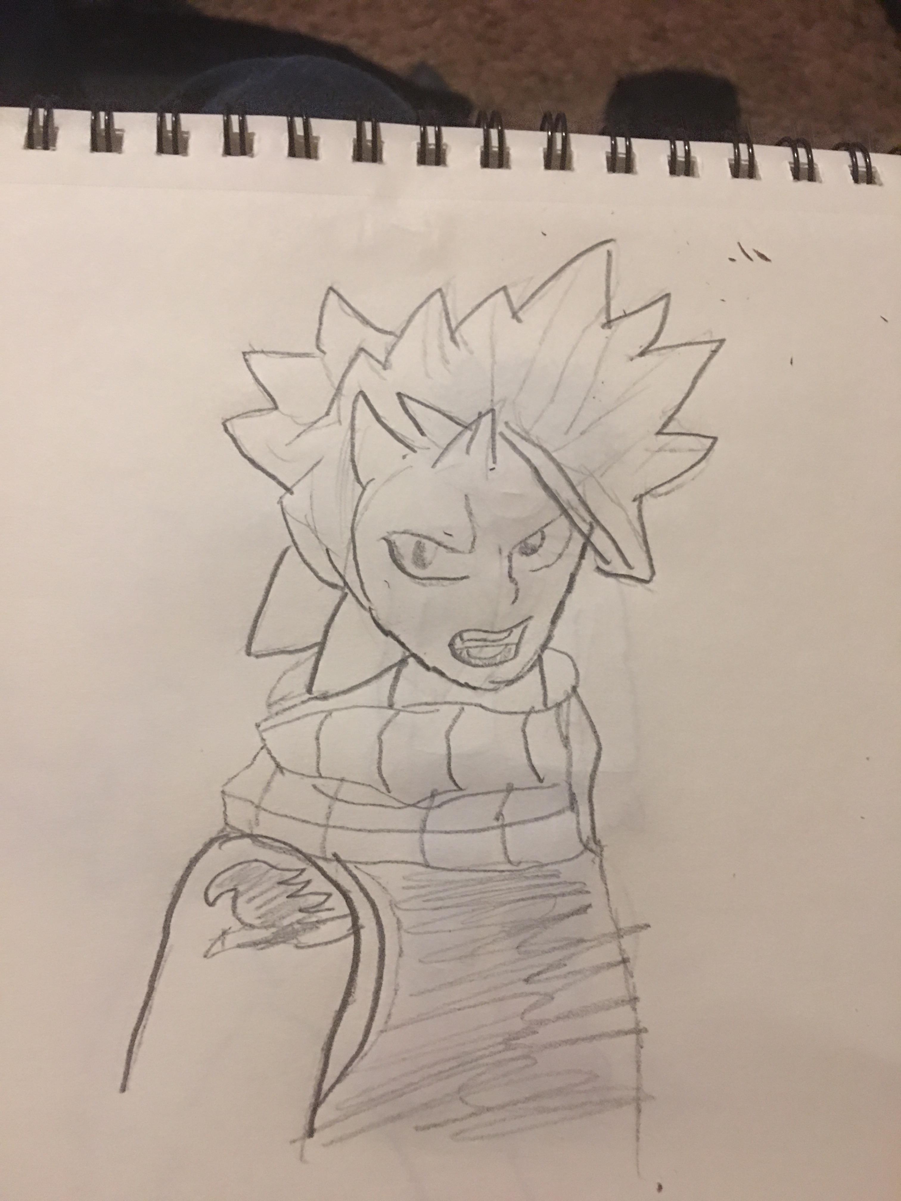 Why are my drawings getting worse this is supposed to Be natsu form