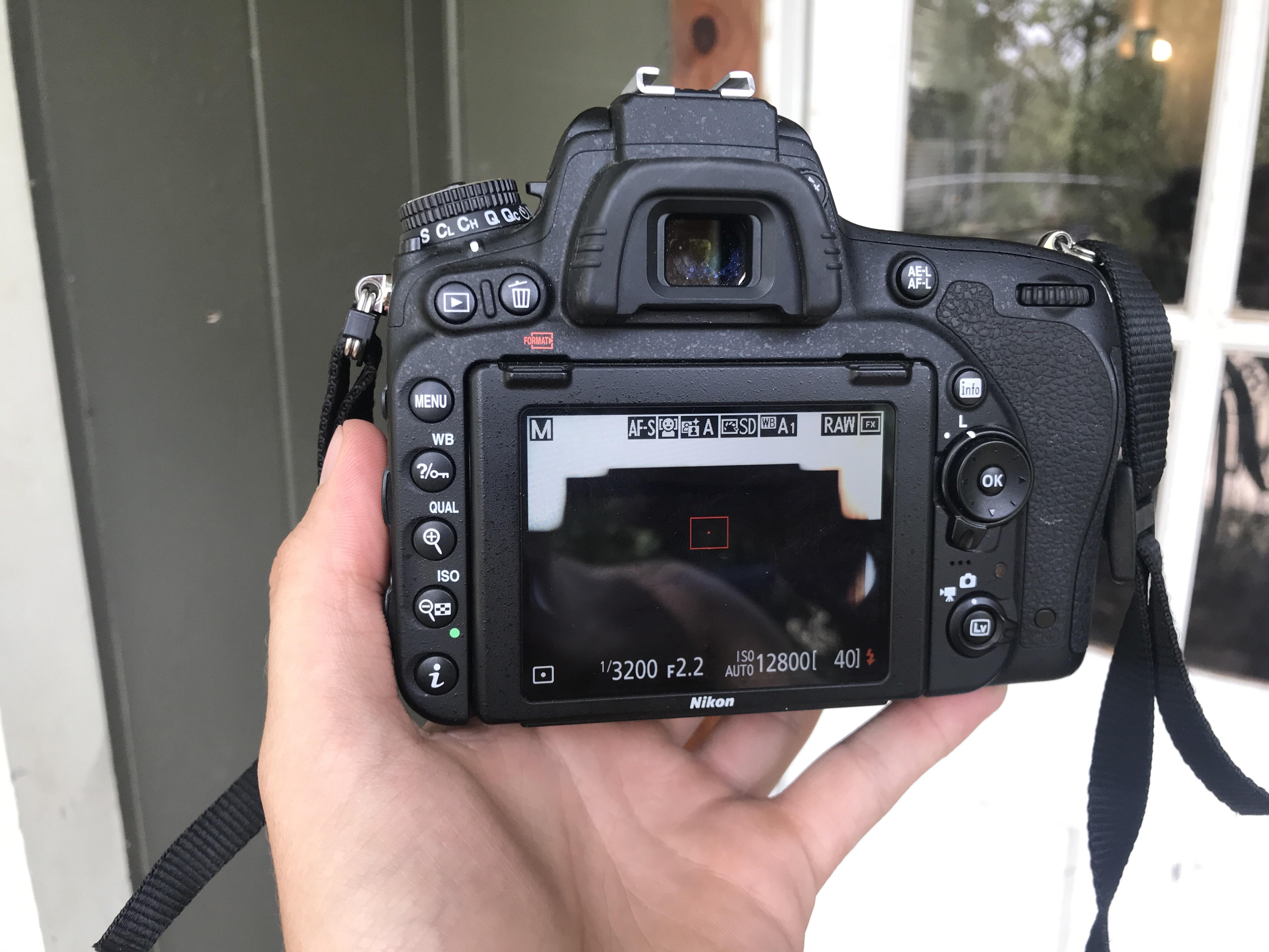 Am I looking at shutter lock? Live view D750. r/Nikon