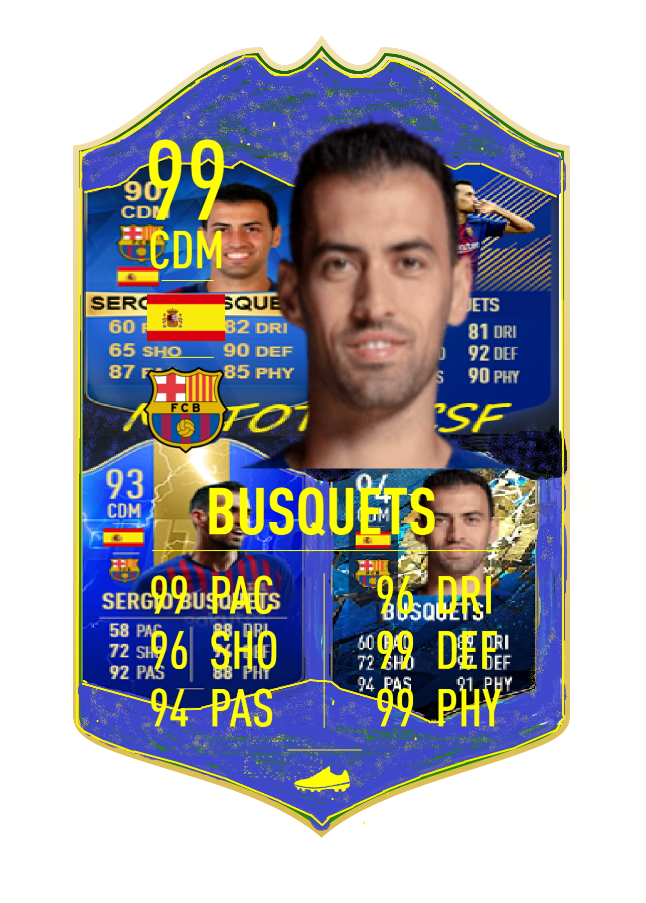 Sergio Busquets. The Most Consistent, TOTS Most Consistent So Far. r/FIFA