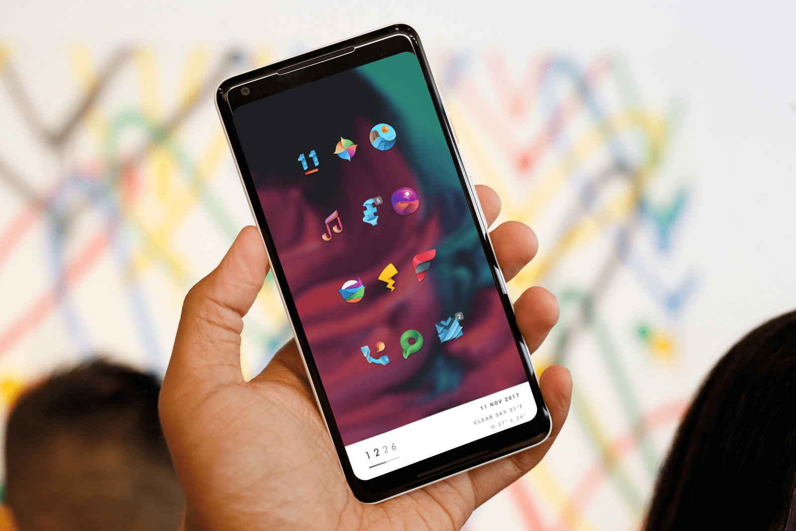 [Theme] Abstract Google Pixel 2 XL r/androidthemes