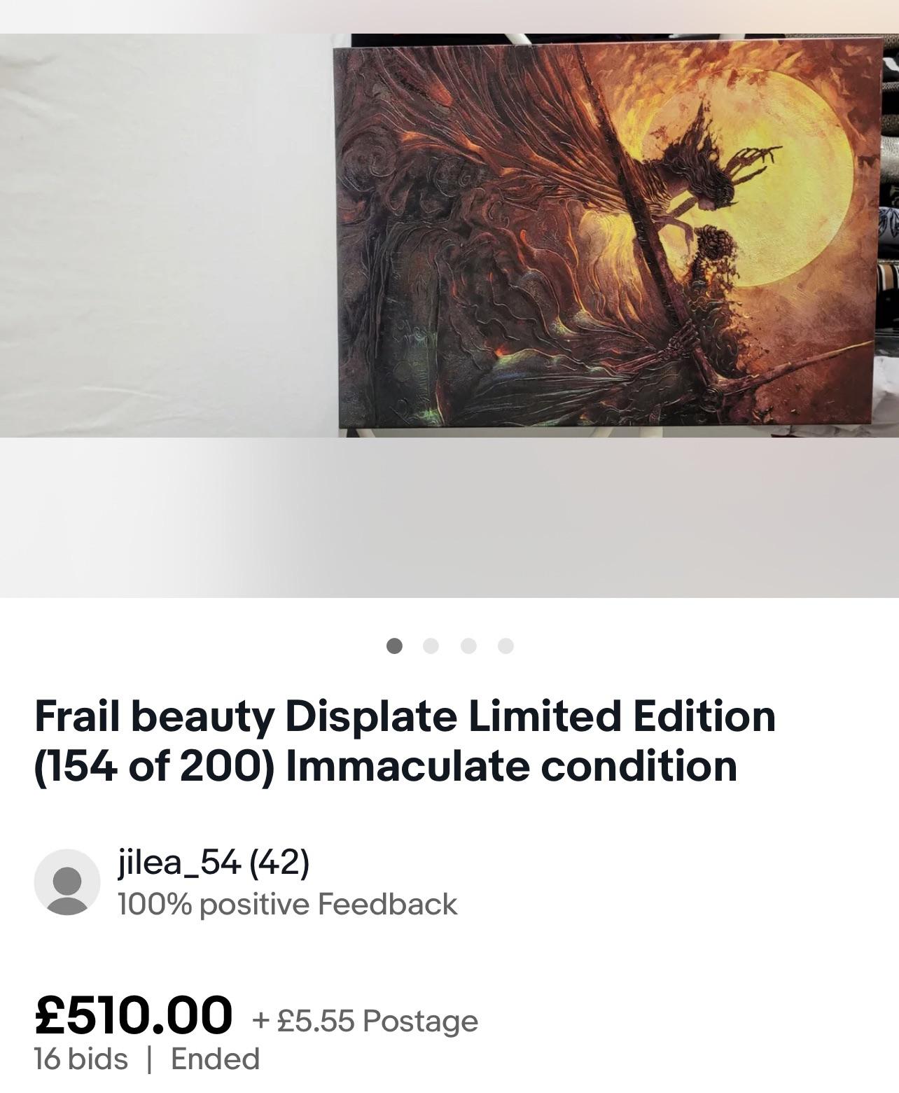 A “Frail Beauty” just sold on eBay r/Displate