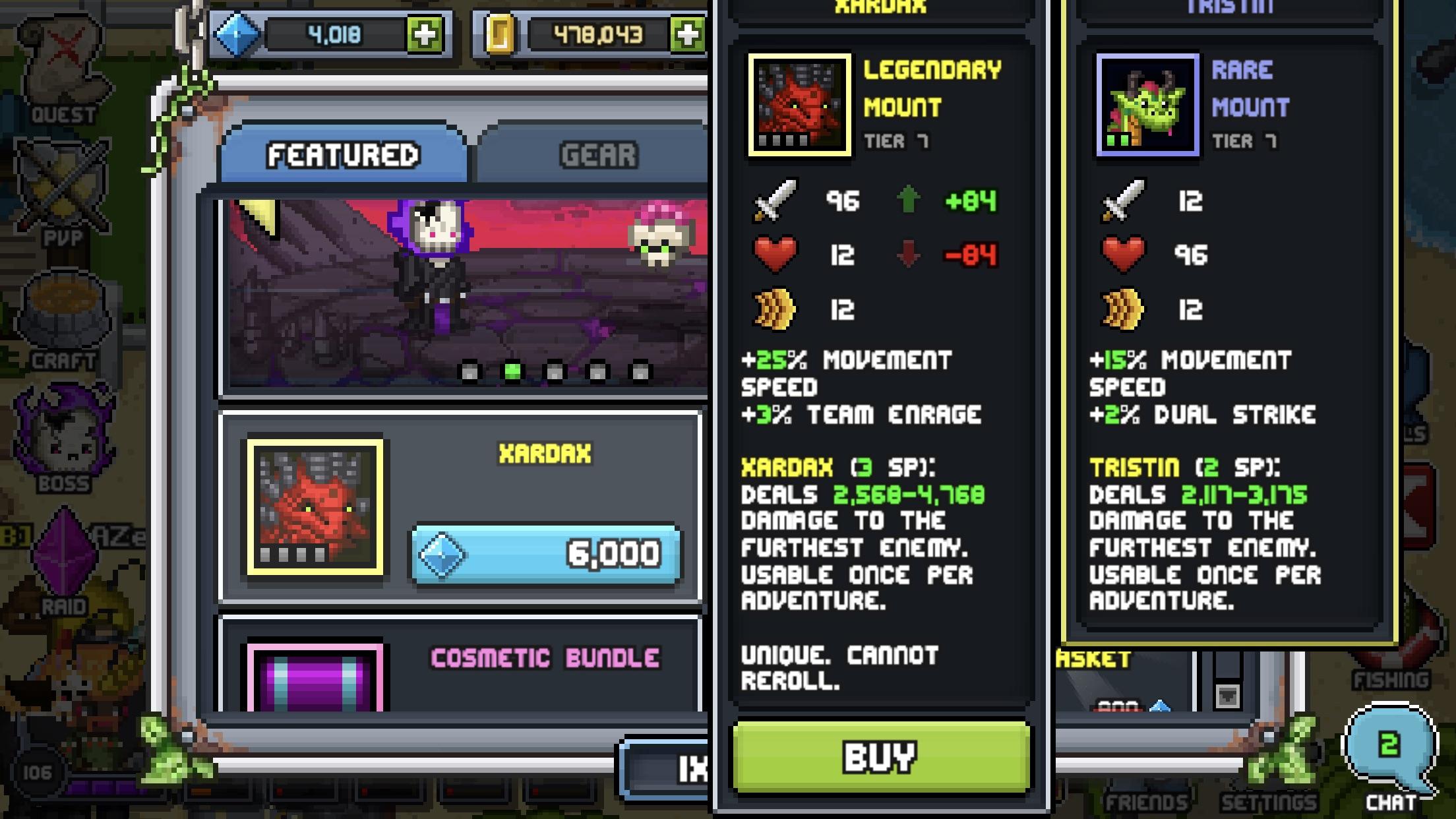 I am playing bit heroes for about a month now. I saved up a few gems