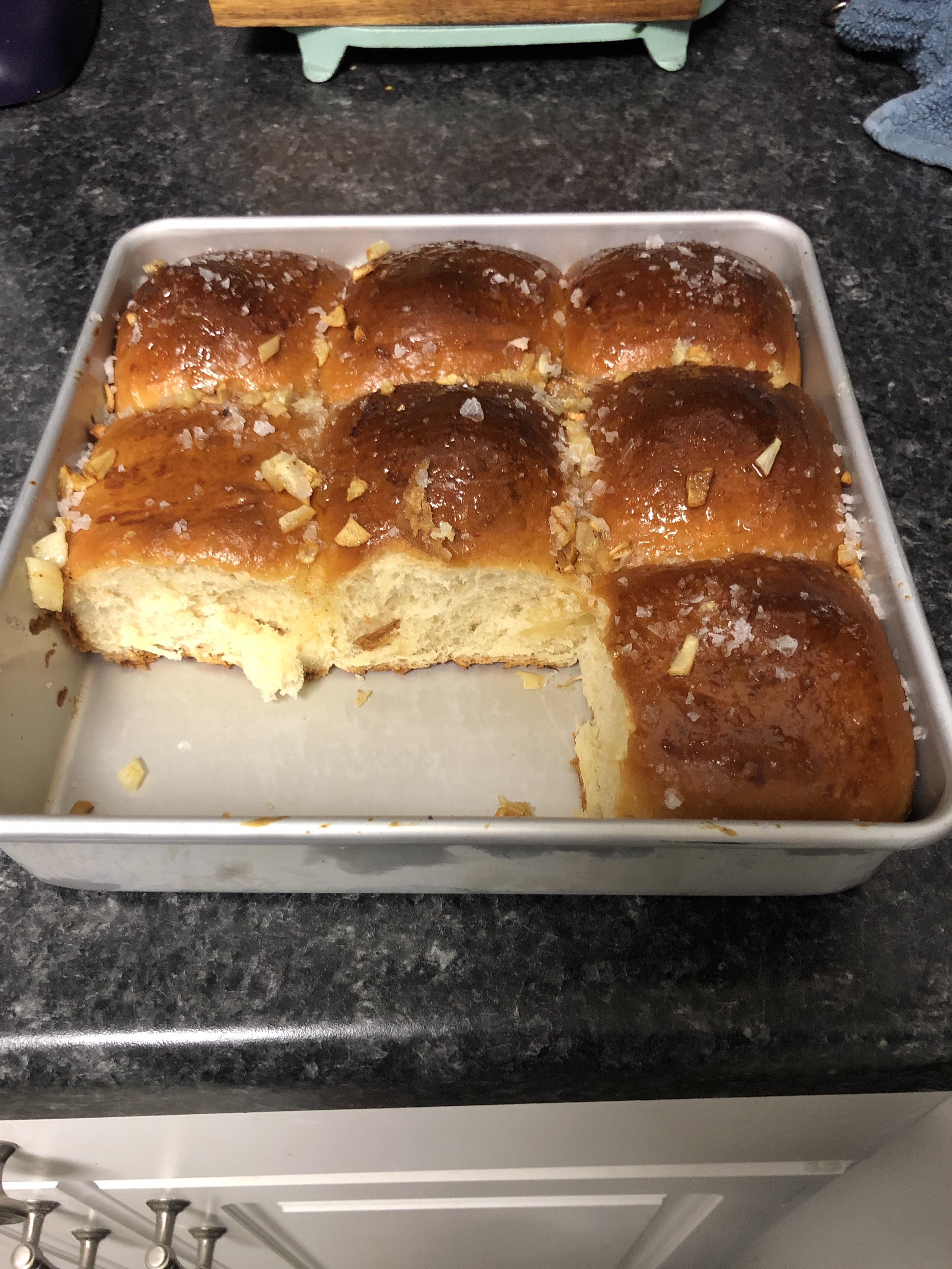 Hokkaido rolls, Joshua Weissman’s recipe! So good I could not resist