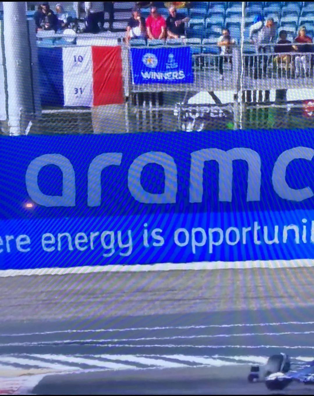 FA Cup Winner flag at the F1 r/lcfc