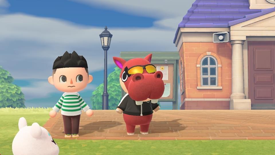 Nice shades Biff. They must really keep the sun out of your... forehead. AnimalCrossing