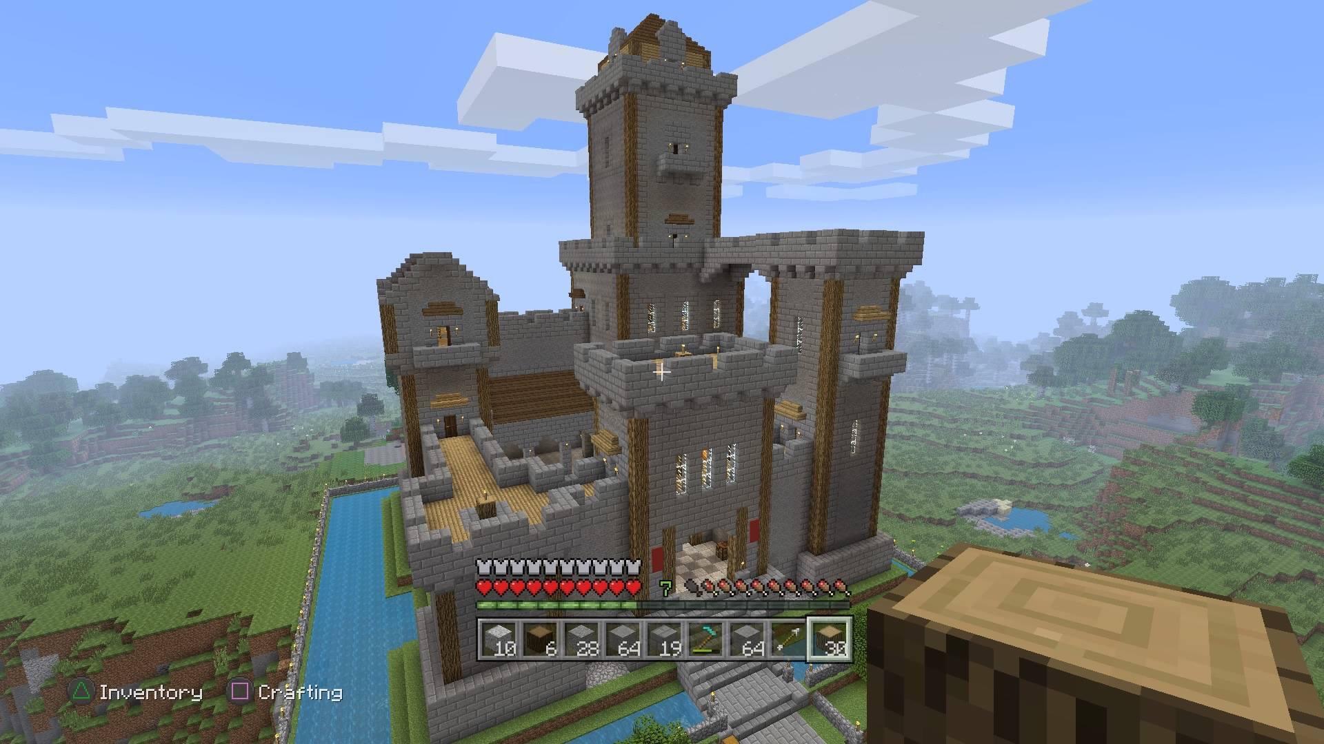 My completed castle! (Survival) r/Minecraft
