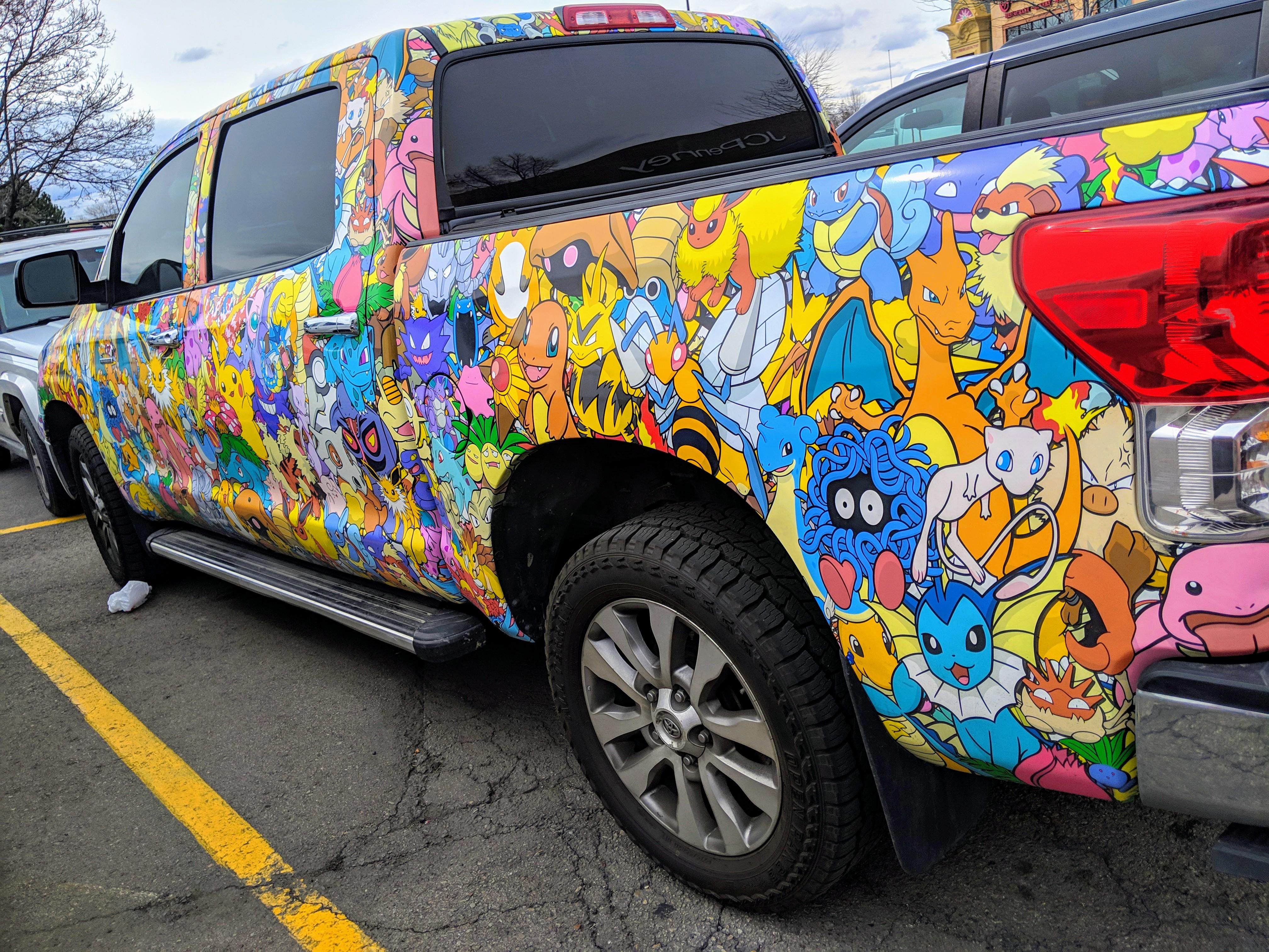 Saw the pokemon truck today. r/mildlyinteresting